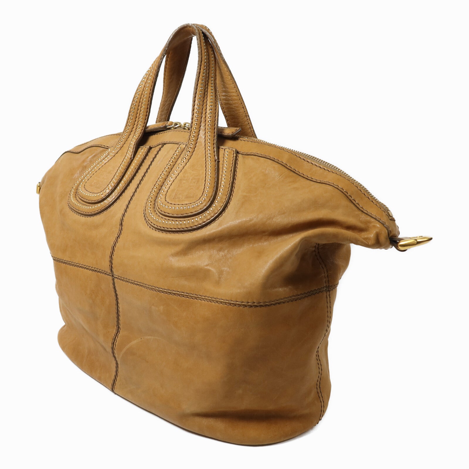 GIVENCHY 牛皮皮革Shoulder Bag金扣手挽肩背兩用袋