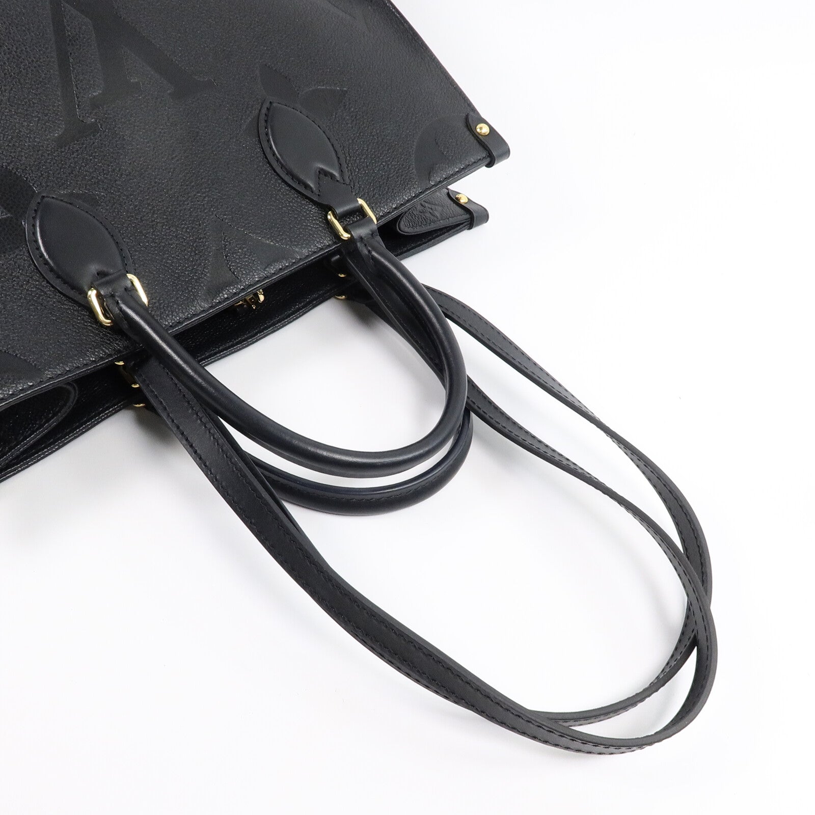 LOUIS VUITTON Monogram Empreinte On The Go MM手挽肩背兩用袋