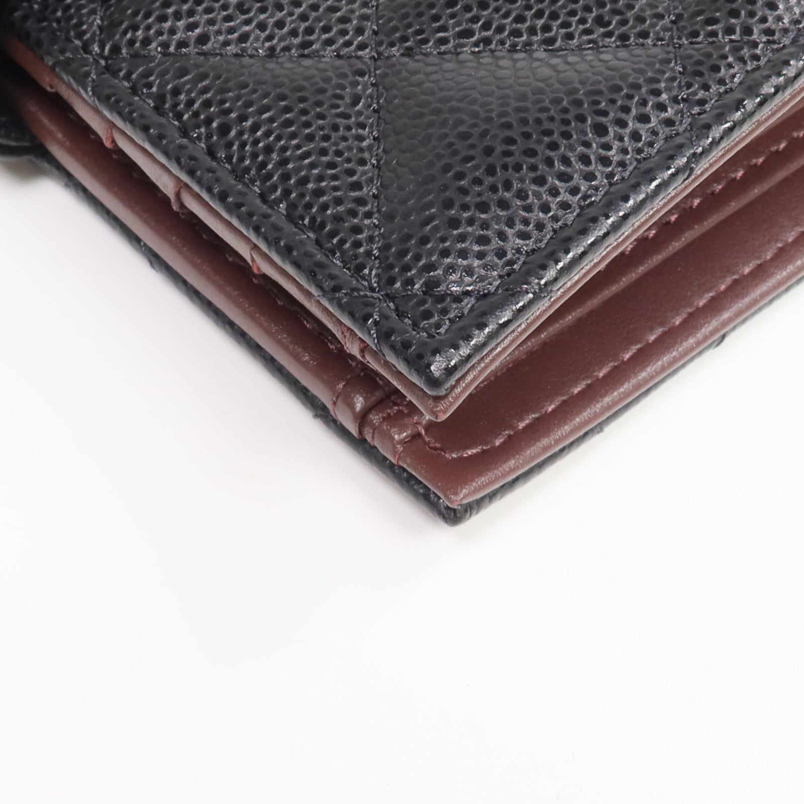 CHANEL 牛皮皮革Passport Holder金扣錢包/護照套
