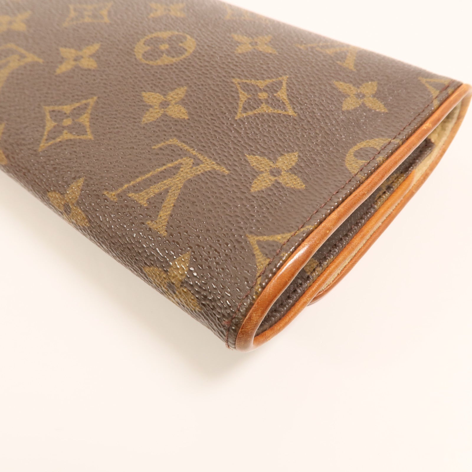 LOUIS VUITTON Monogram Pochette Twin GM金扣肩背袋