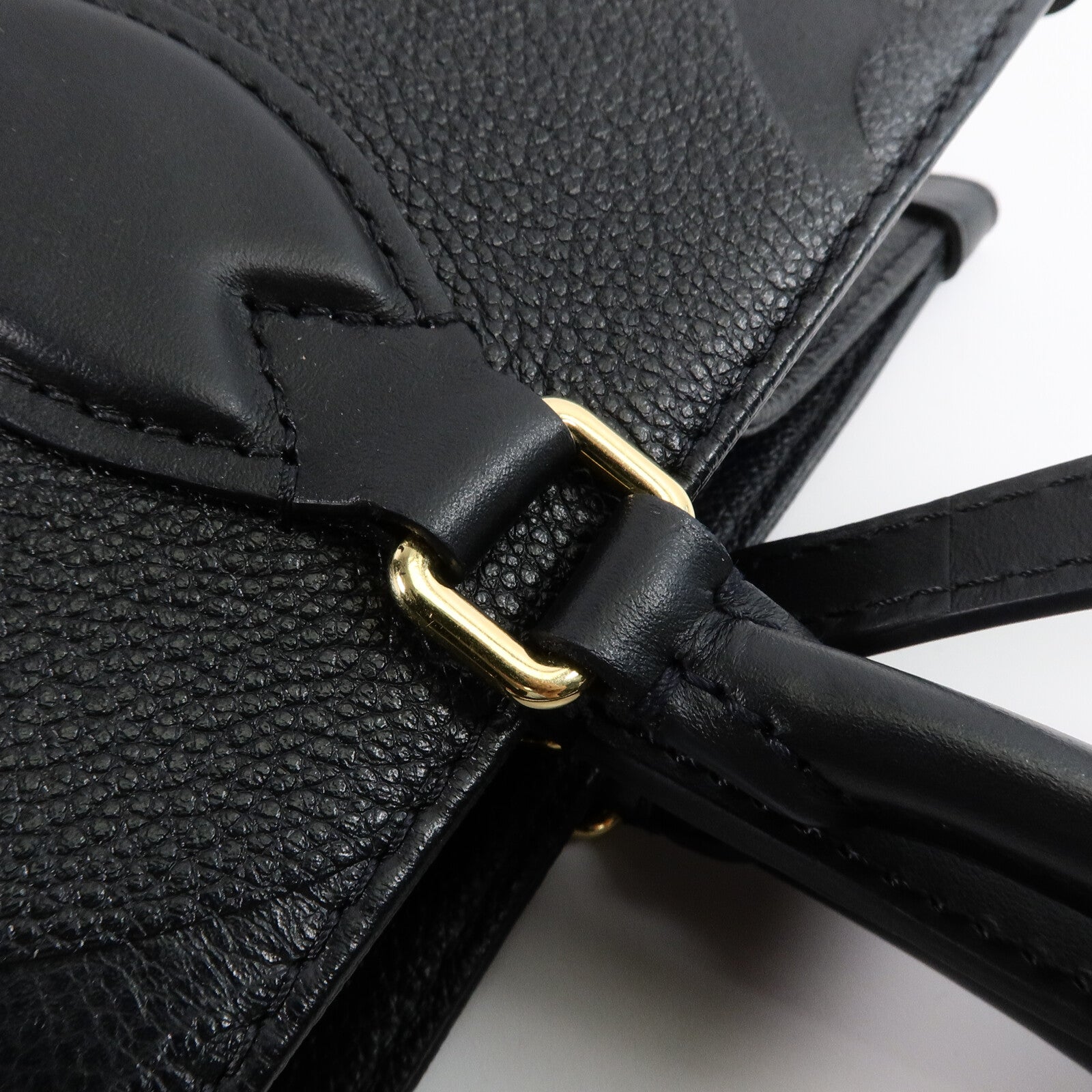 LOUIS VUITTON Monogram Empreinte On The Go MM手挽肩背兩用袋