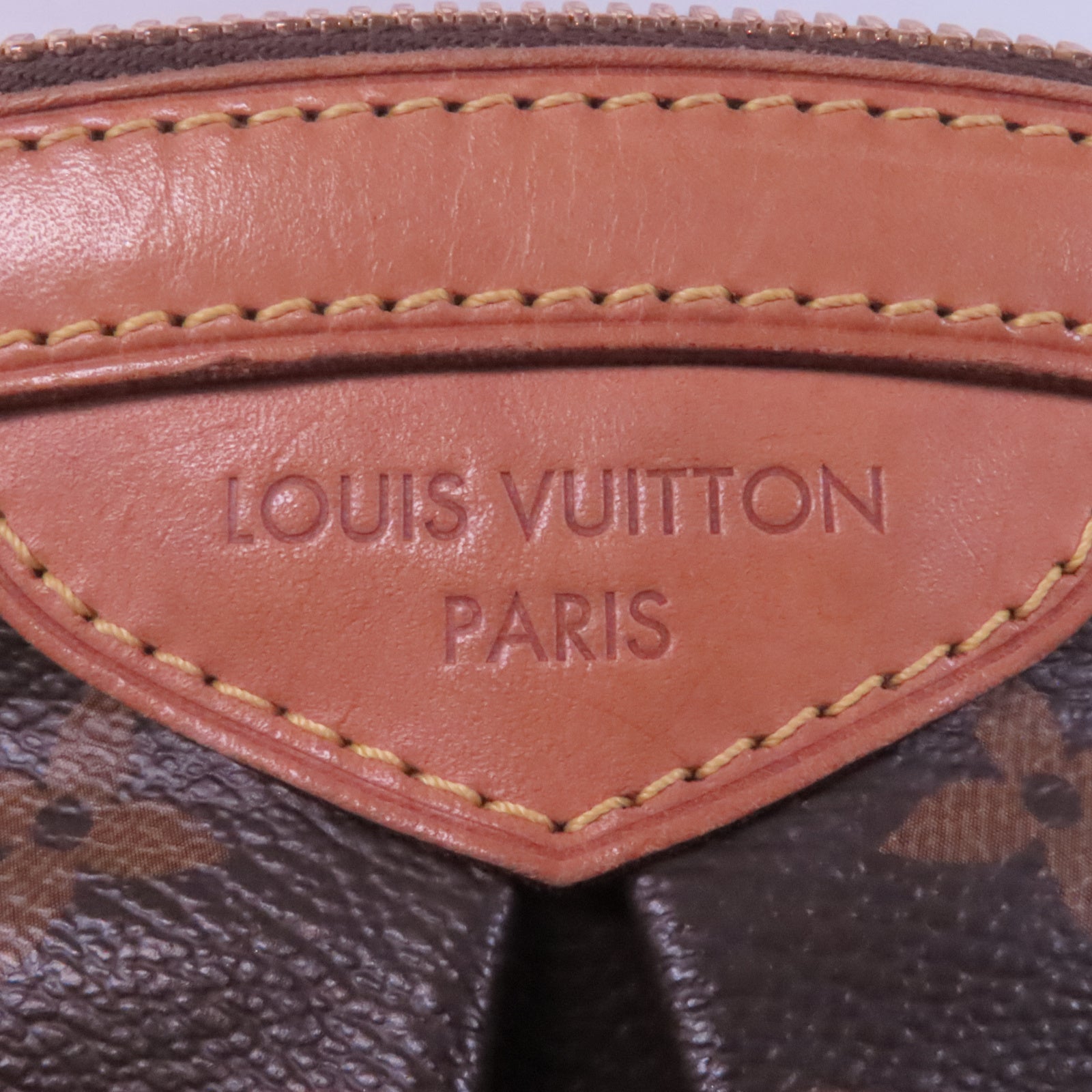 LOUIS VUITTON 【激減優惠】Monogram Tivoli PM金扣手挽袋啡色