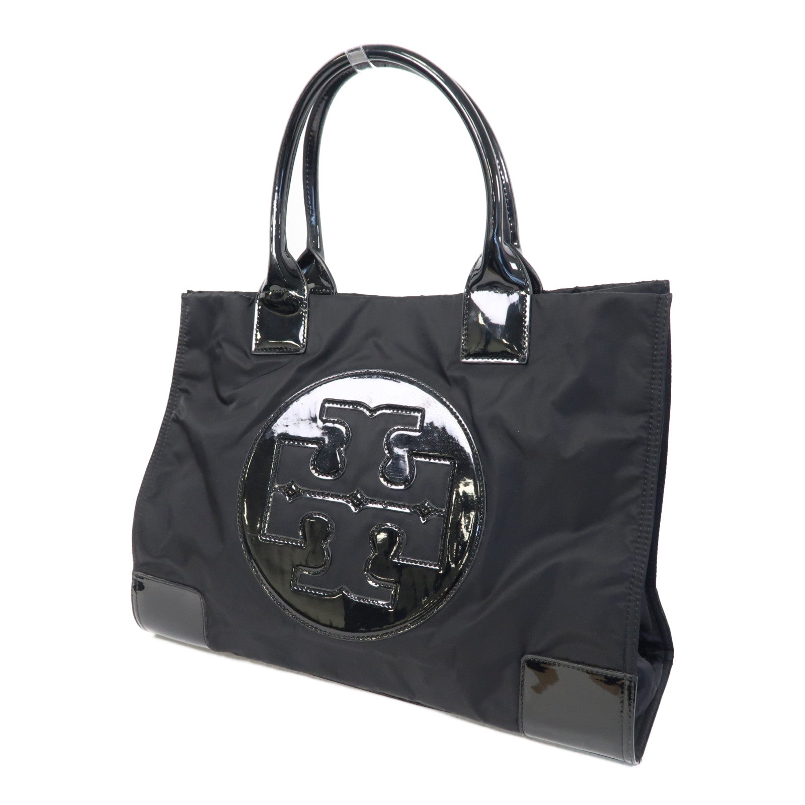 Tory Burch 尼龍Tote Bag金扣手挽袋黑色