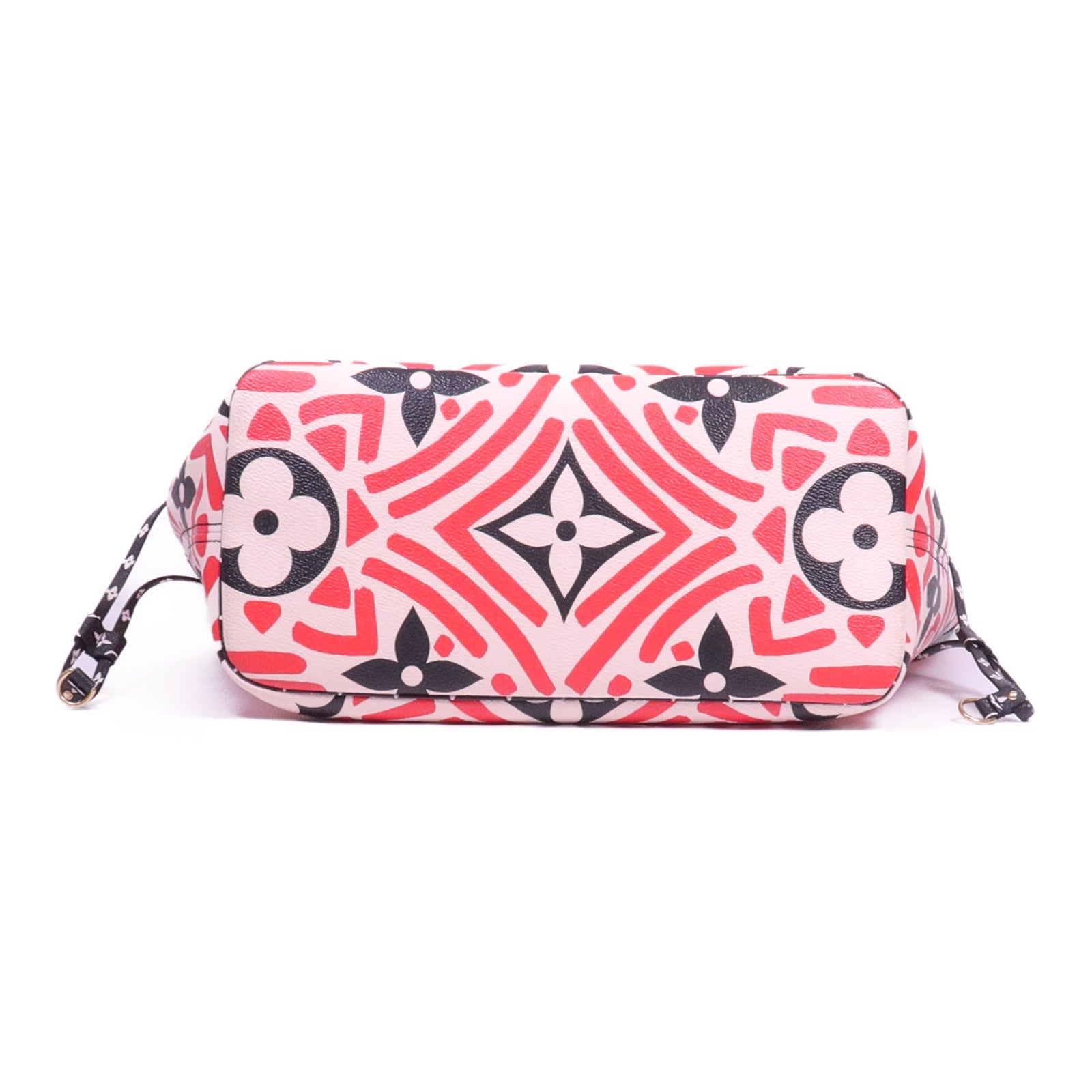 LOUIS VUITTON Monogram Giant Crafty Neverfull MM金扣手挽袋