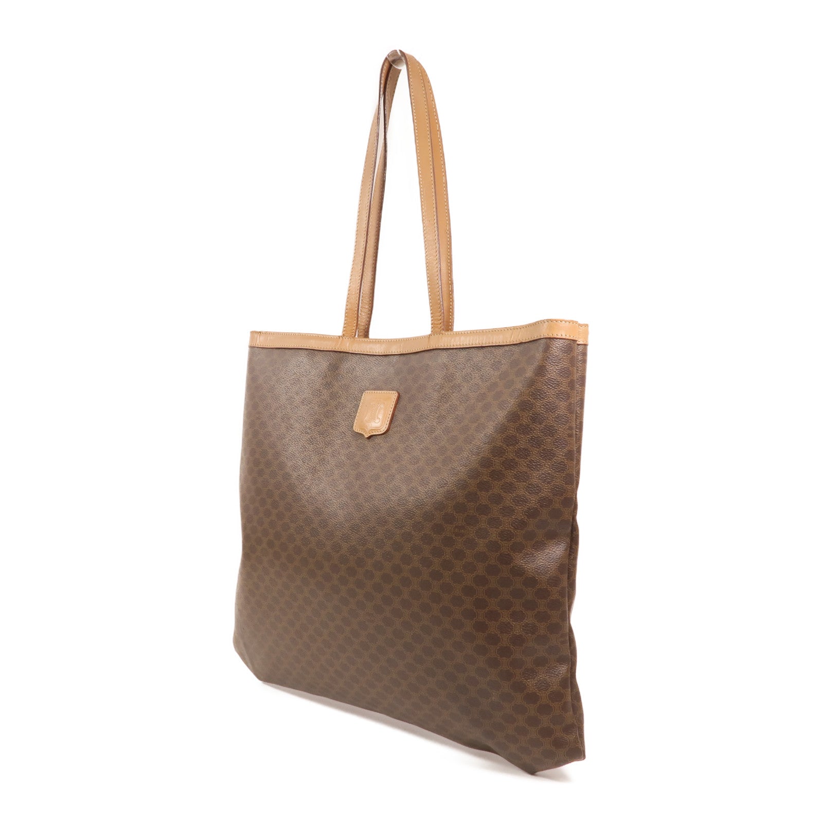 CELINE 塗層帆布Tote Bag金扣手挽袋