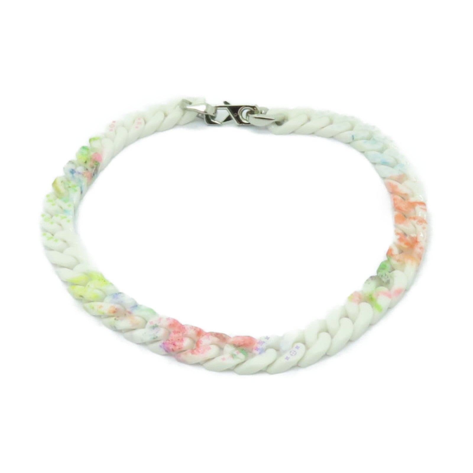LOUIS VUITTON **【激減優惠】陶瓷Collier Chain Links Necklace銀扣項鍊白色