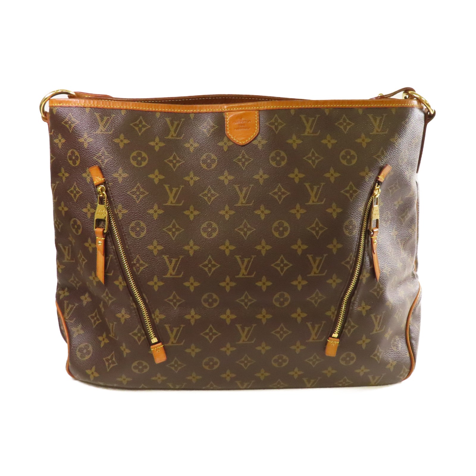 LOUIS VUITTON Monogram Delightful GM Tote Shoulder Bag金扣肩背袋啡色