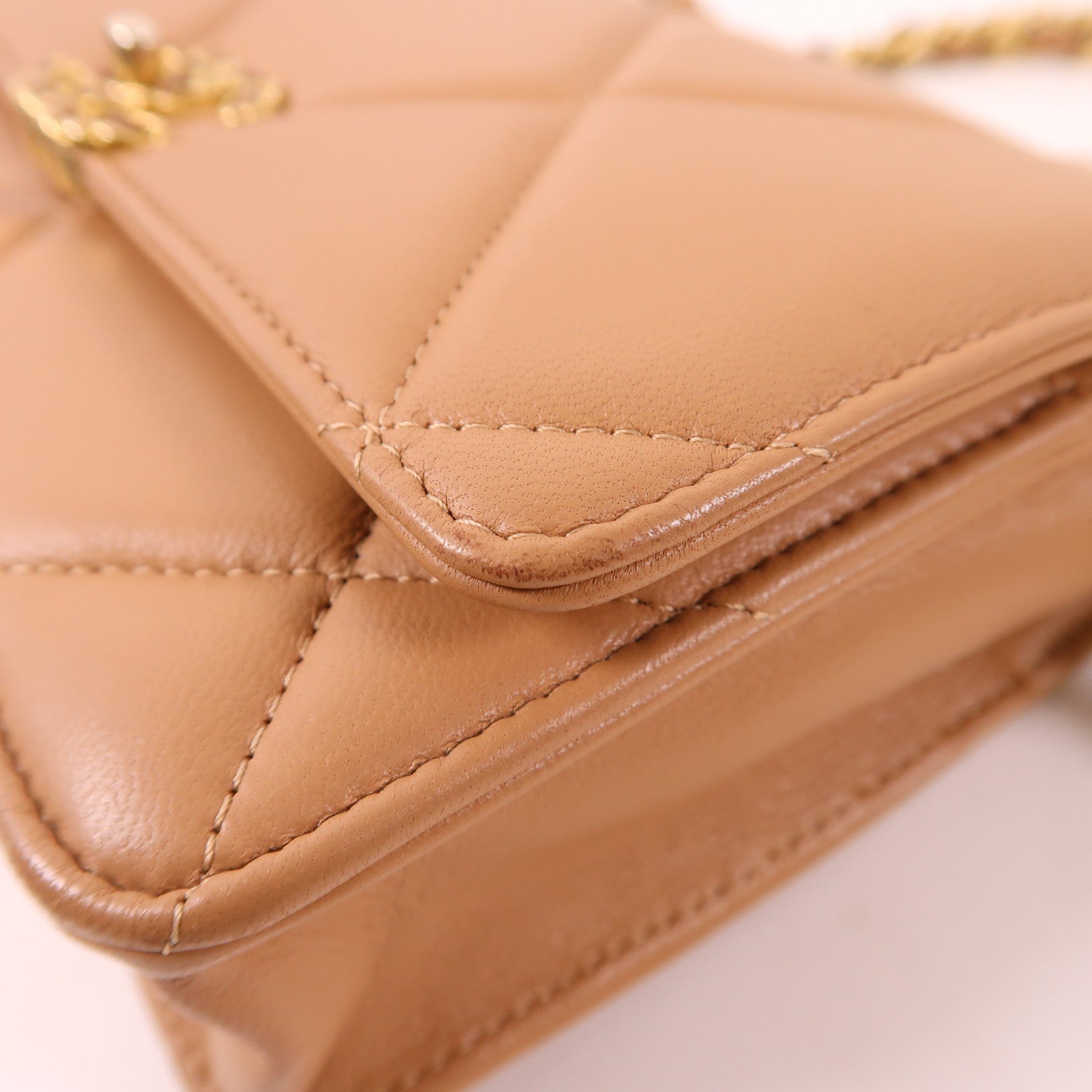 CHANEL 羊皮皮革C19 WOC Wallet on Chain手挽肩背兩用袋