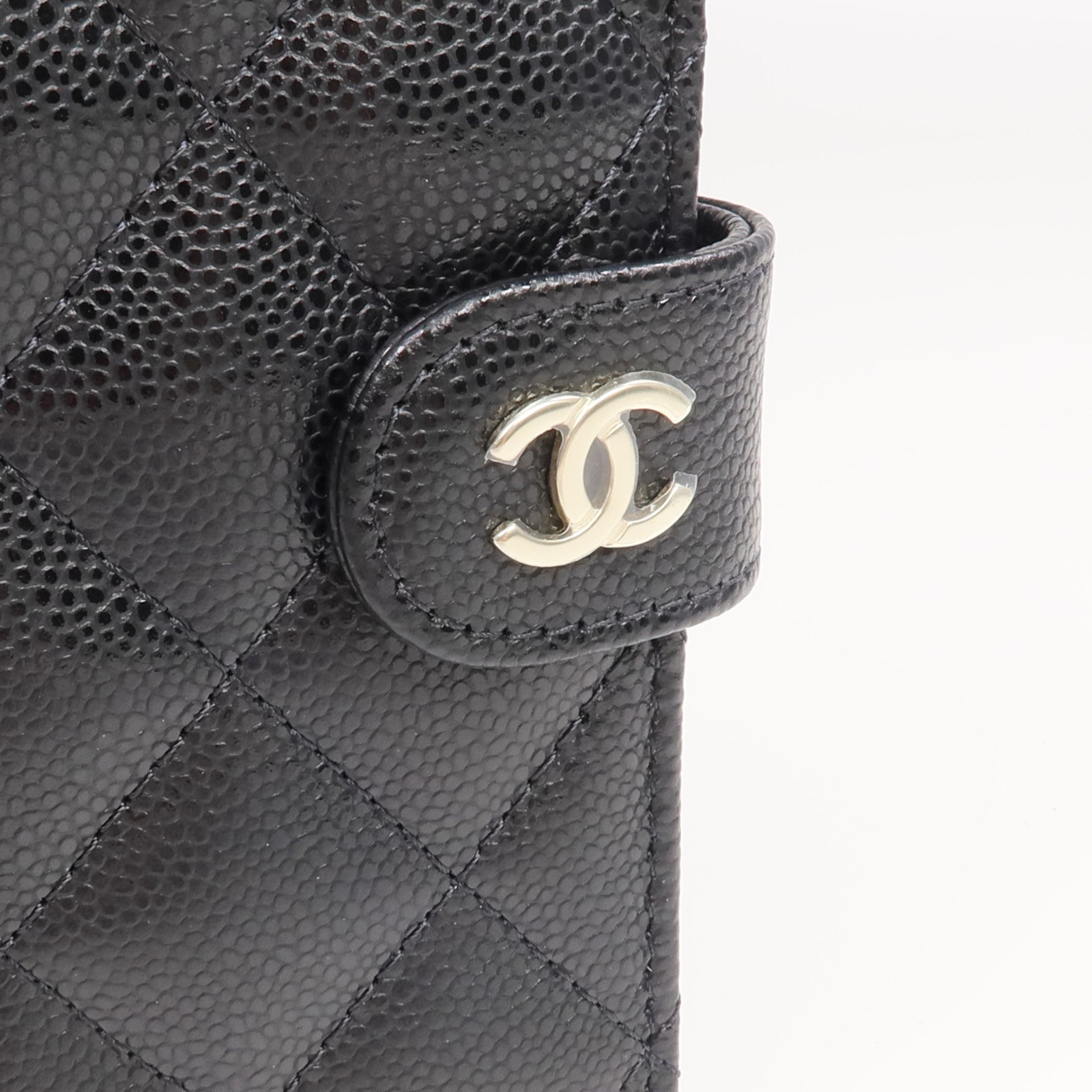 CHANEL 牛皮皮革Passport Holder金扣錢包/護照套