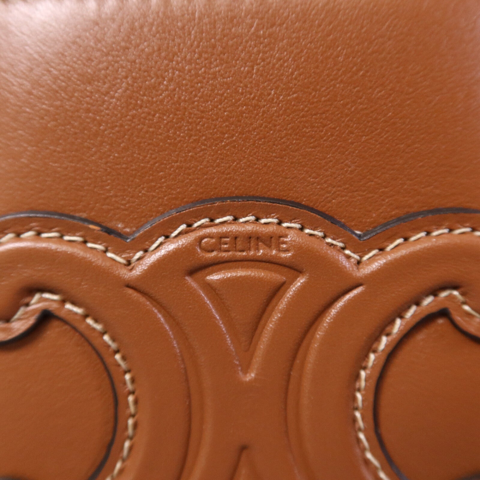 CELINE 【激減優惠】牛皮皮革Small Box Cuir金扣肩背袋