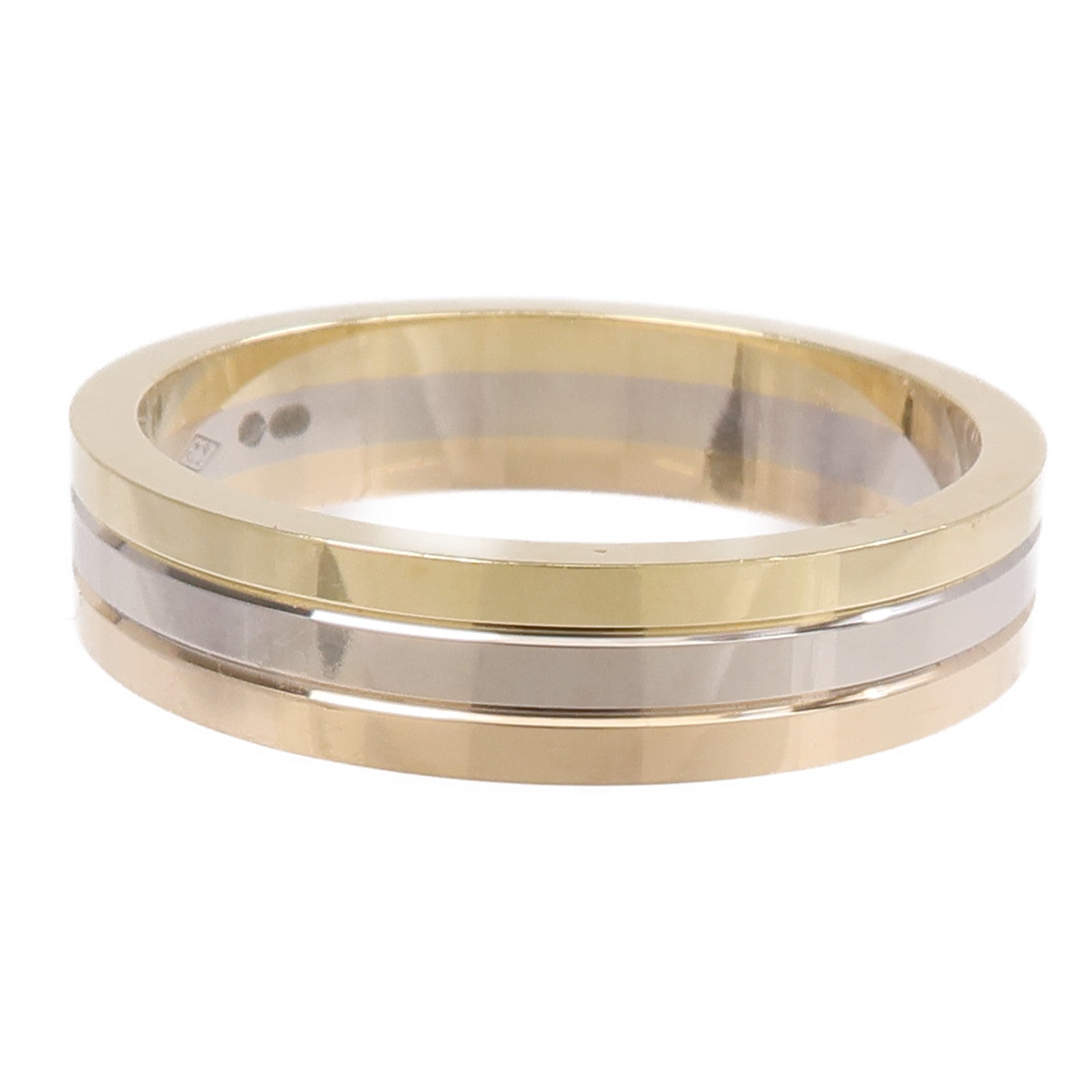 CARTIER 18K黃金/白金/玫瑰金Vendome Louis Ring鑽石戒指Cartier#59/US#10.5
