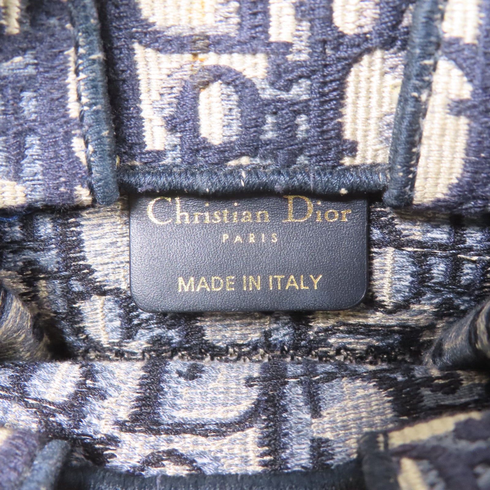 Dior 帆布Book Tote Vertical Mini金扣手挽肩背兩用袋
