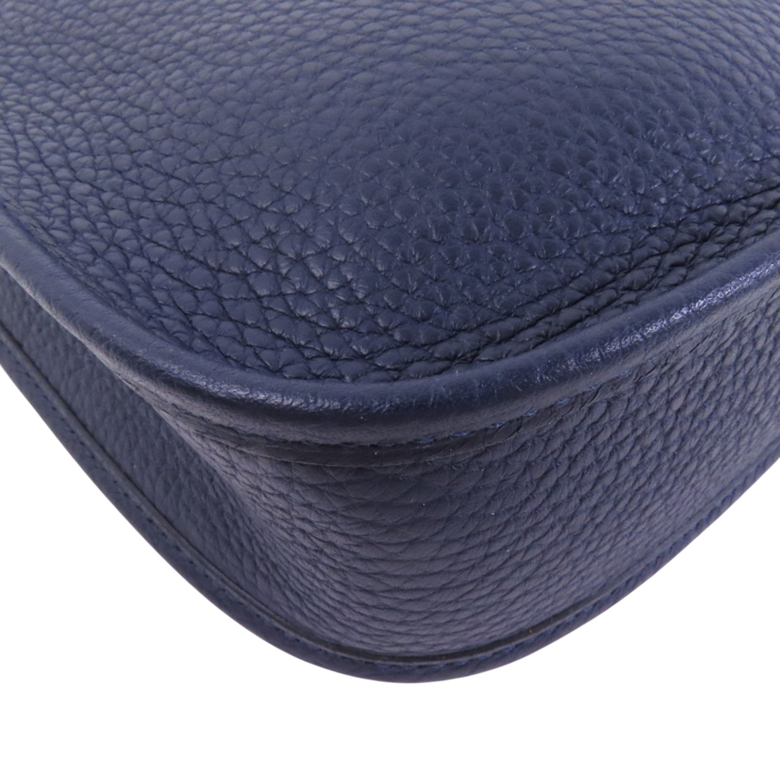 HERMES Clemence皮革Evelyne TPM銀扣肩背袋