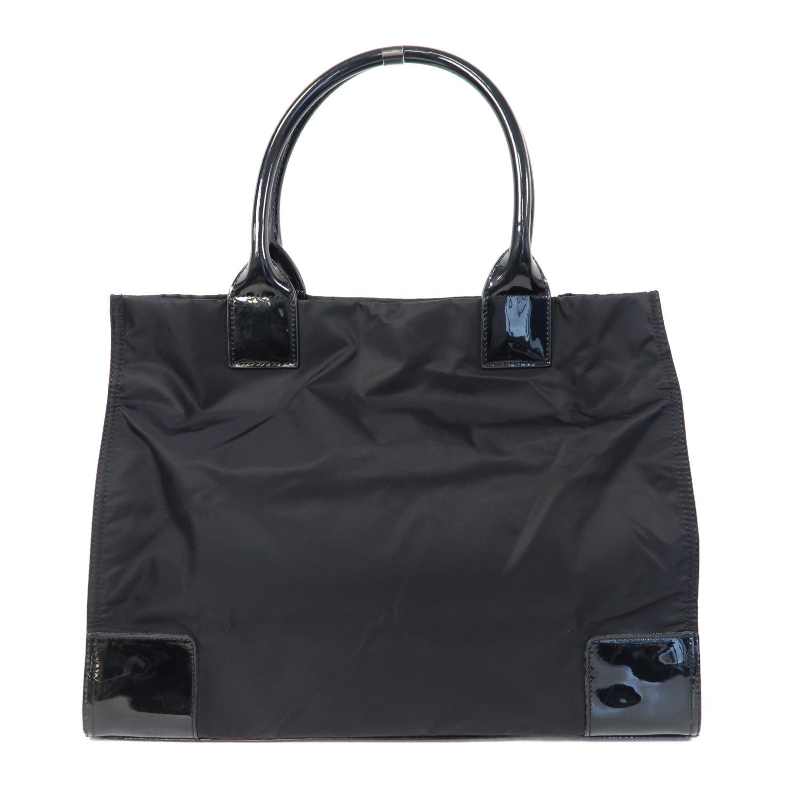 Tory Burch 尼龍Tote Bag金扣手挽袋黑色