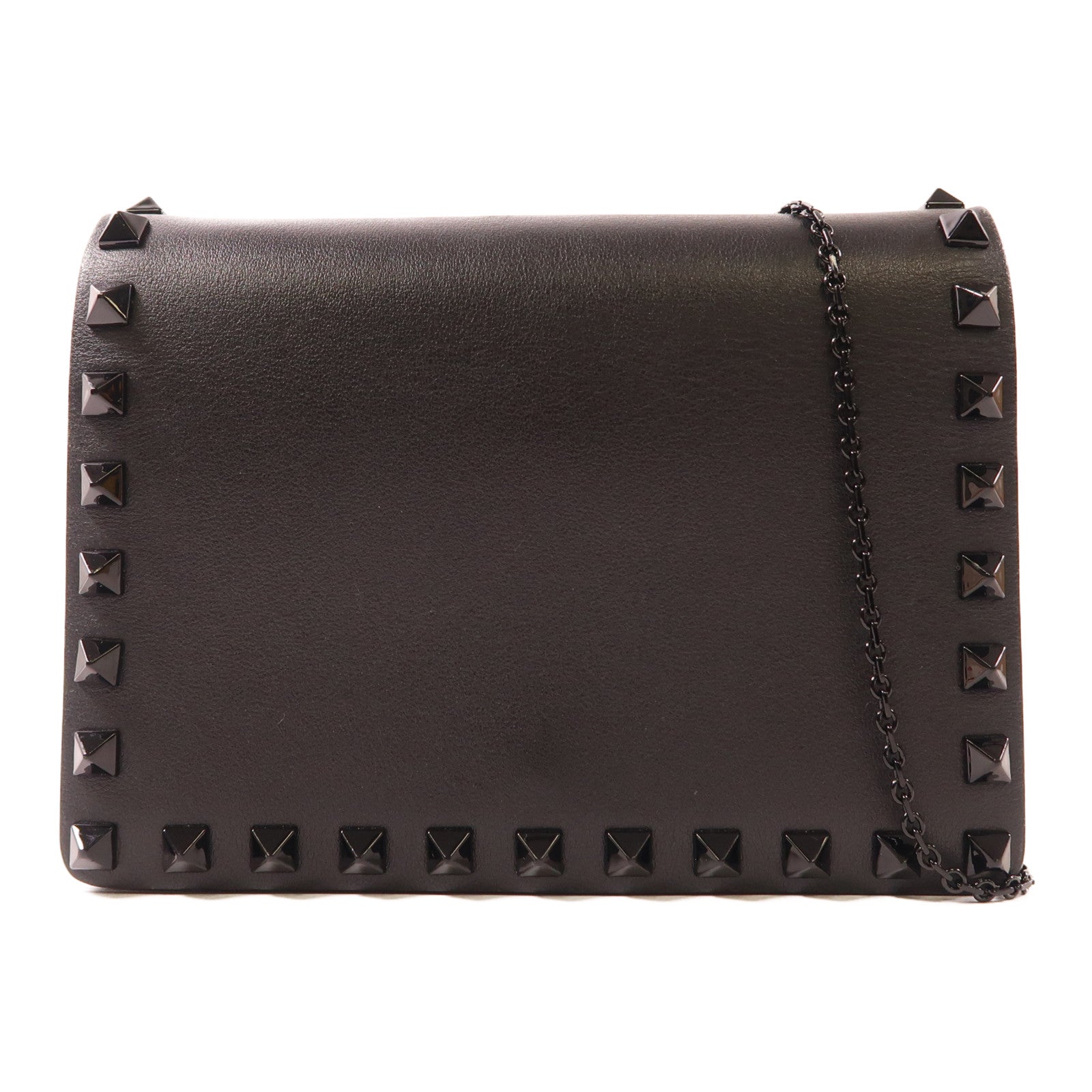 Valentino 牛皮皮革Shoulder Bag鏈帶肩背袋