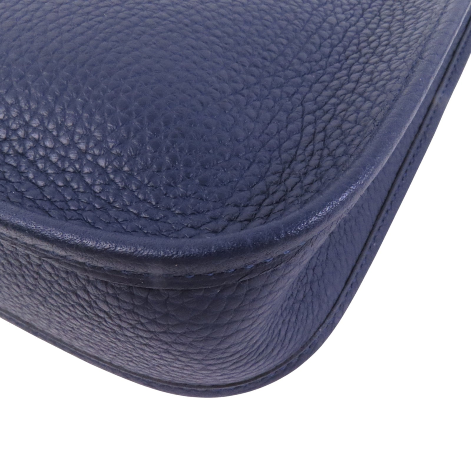 HERMES Clemence皮革Evelyne TPM銀扣肩背袋