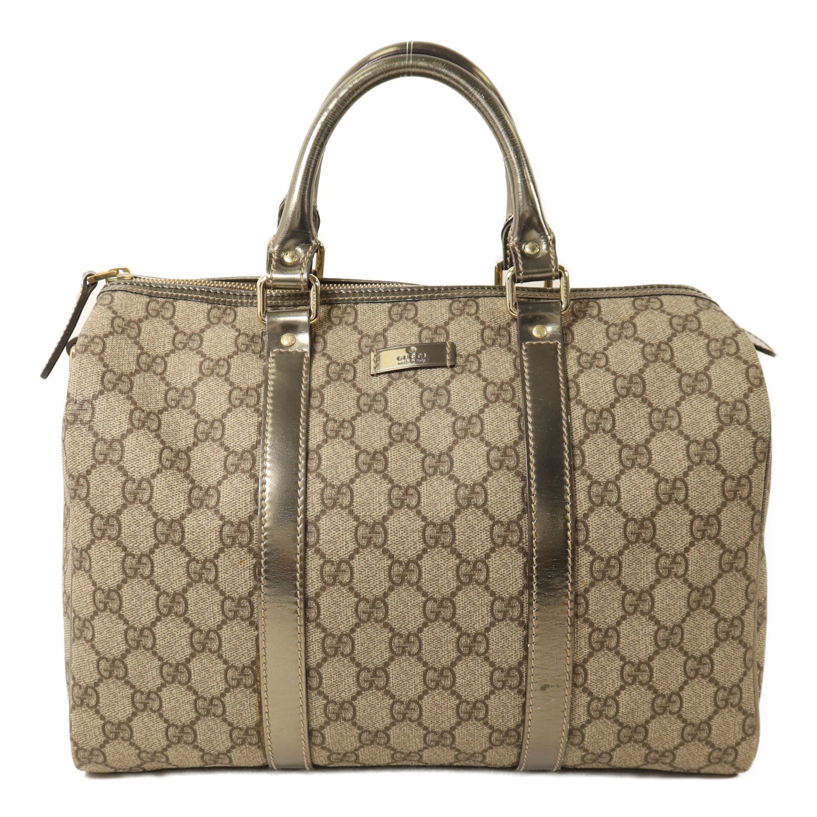 GUCCI 塗層帆布Boston Bag手挽袋