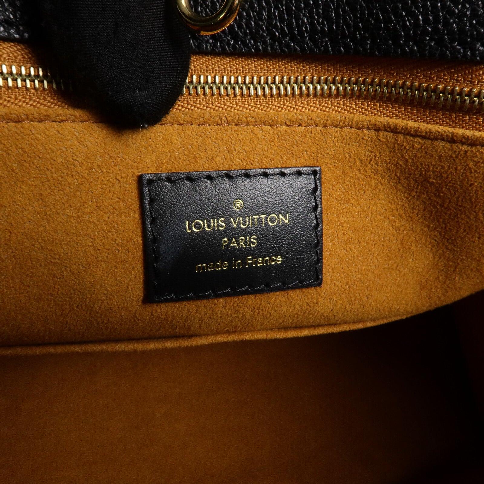 LOUIS VUITTON Monogram Empreinte On The Go MM手挽肩背兩用袋