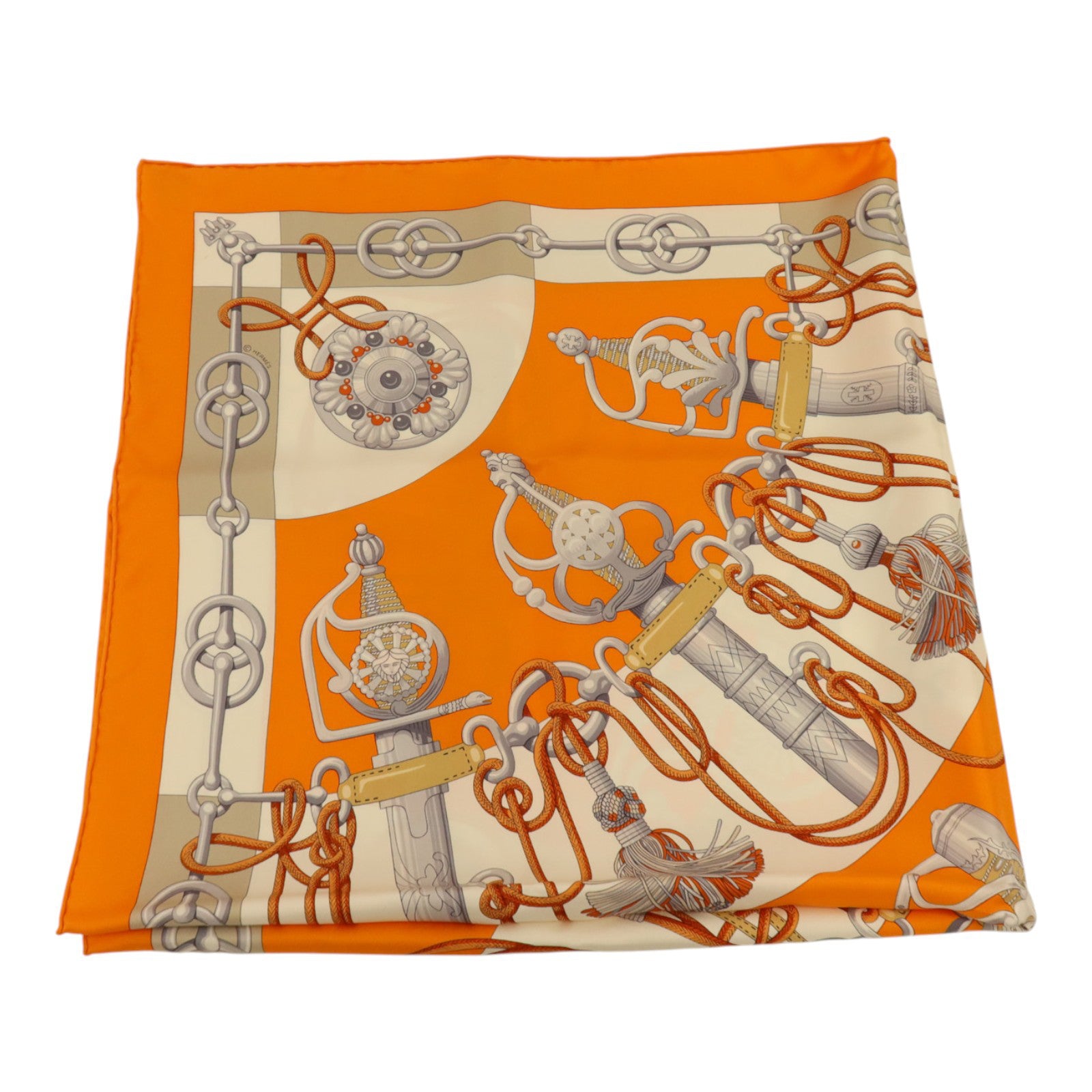 HERMES 絲質Scarf 90x90cm絲巾