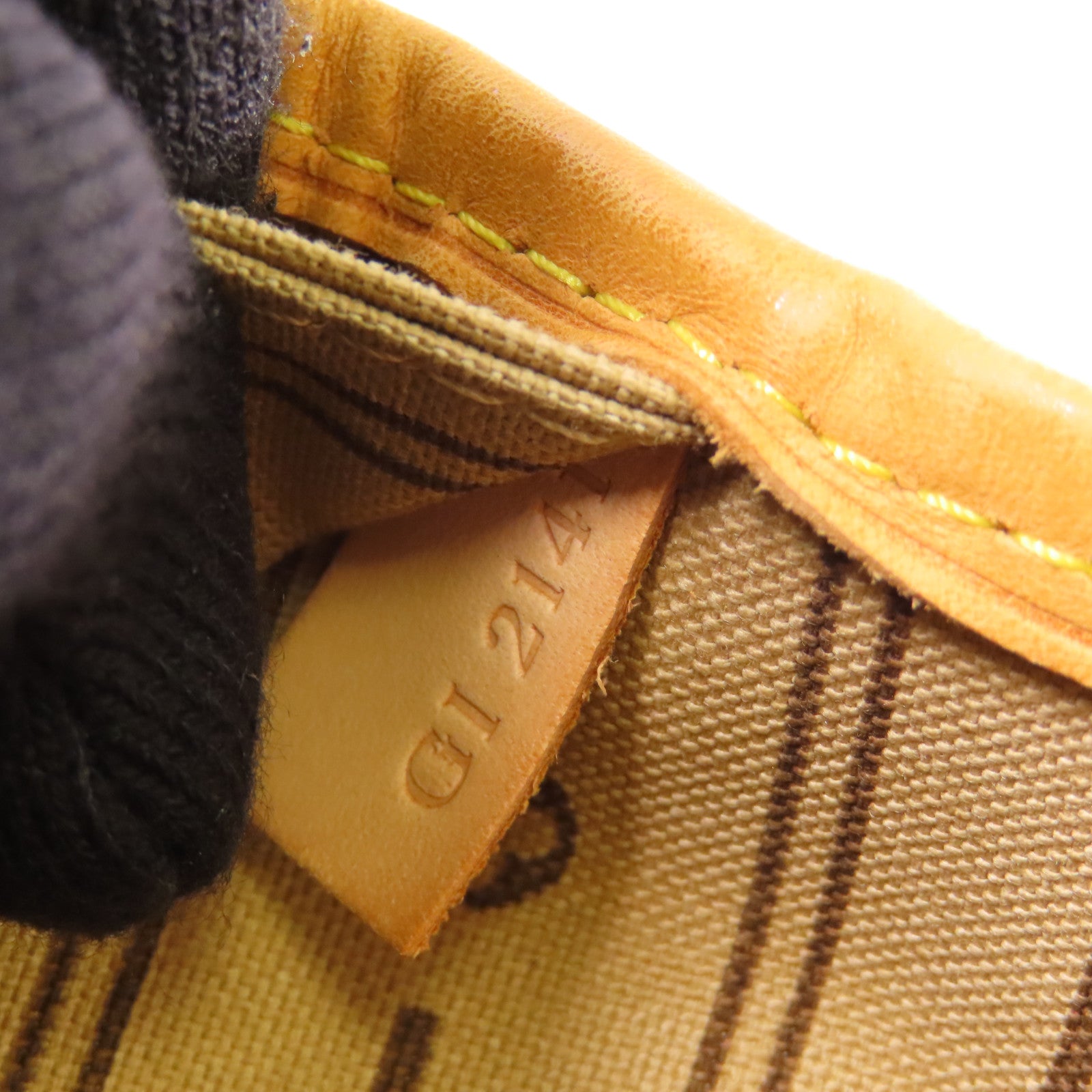 LOUIS VUITTON Monogram Neverfull MM金扣手挽袋
