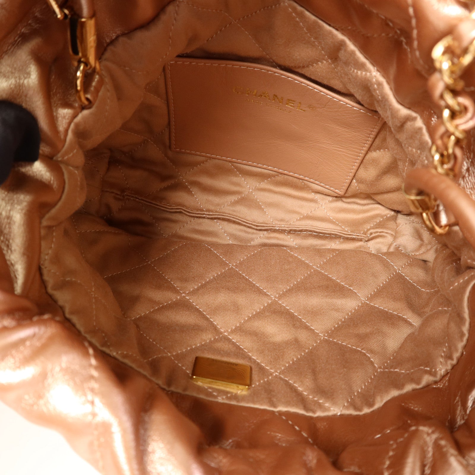 CHANEL 牛皮皮革Chanel 22 Mini手挽肩背兩用袋