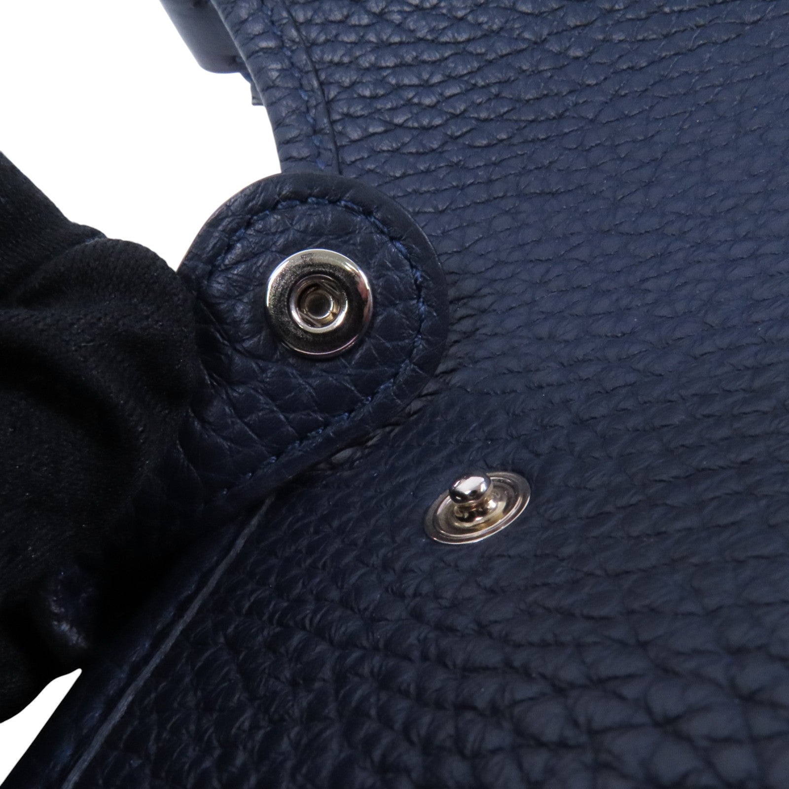 HERMES Clemence皮革Evelyne TPM銀扣肩背袋