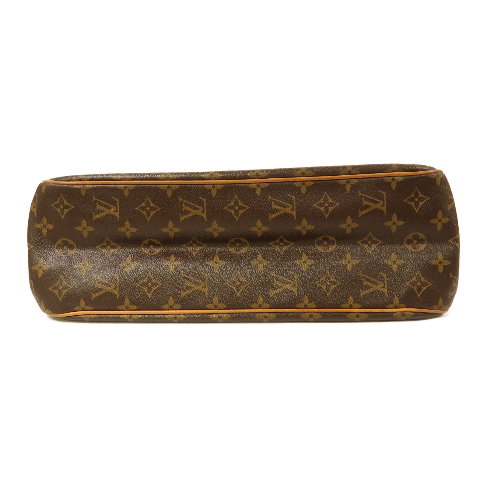 LOUIS VUITTON Monogram Batignolles Horizontal金扣肩背袋棕色