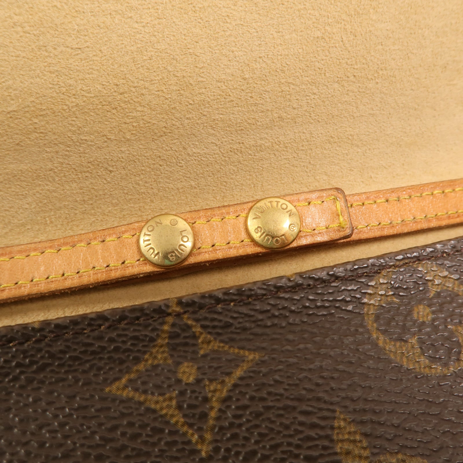 LOUIS VUITTON Monogram Pochette Twin GM金扣肩背袋
