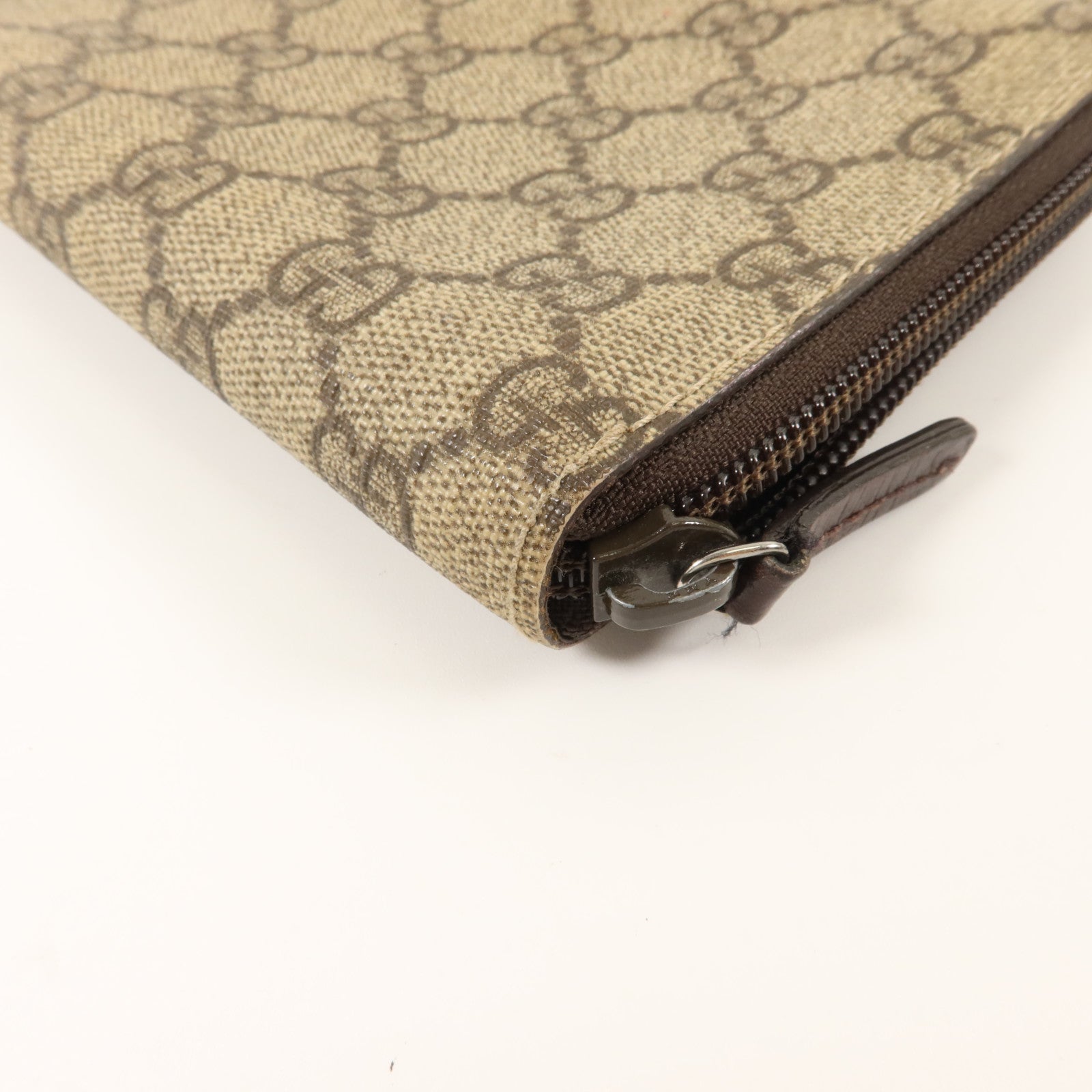 GUCCI 塗層帆布Long Zip Pouch小袋