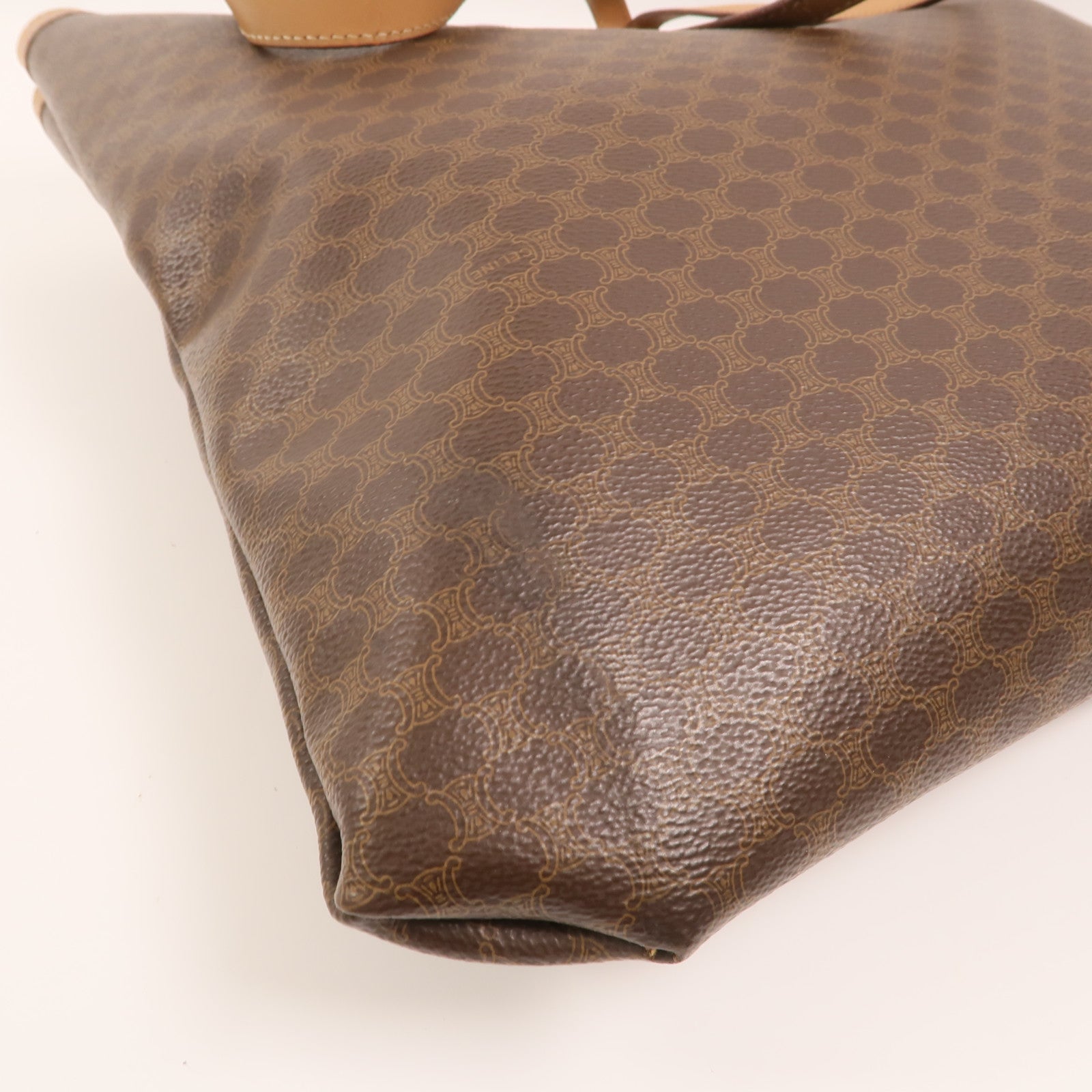 CELINE 塗層帆布Tote Bag金扣手挽袋