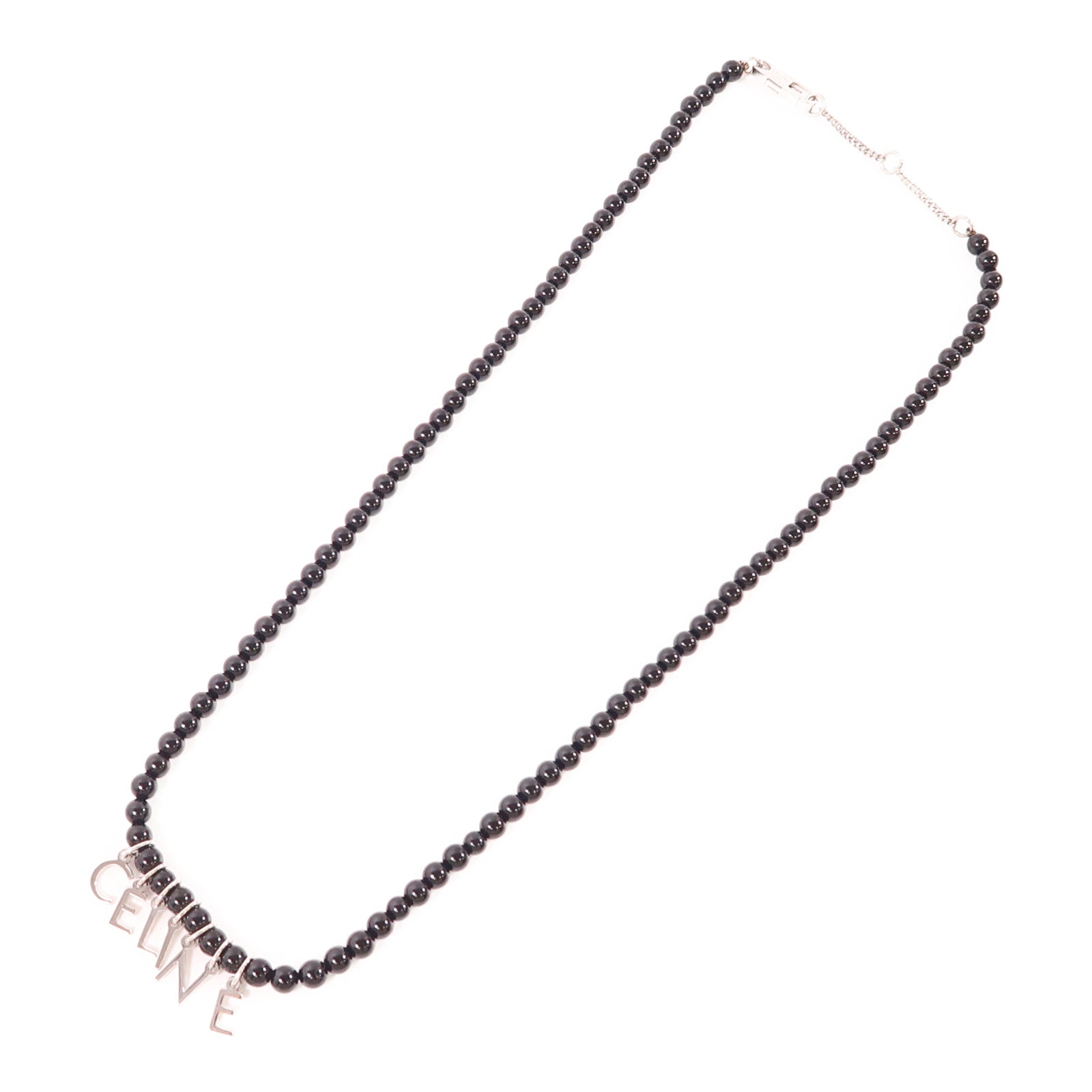 CELINE Onyx/Brass Necklace項鍊