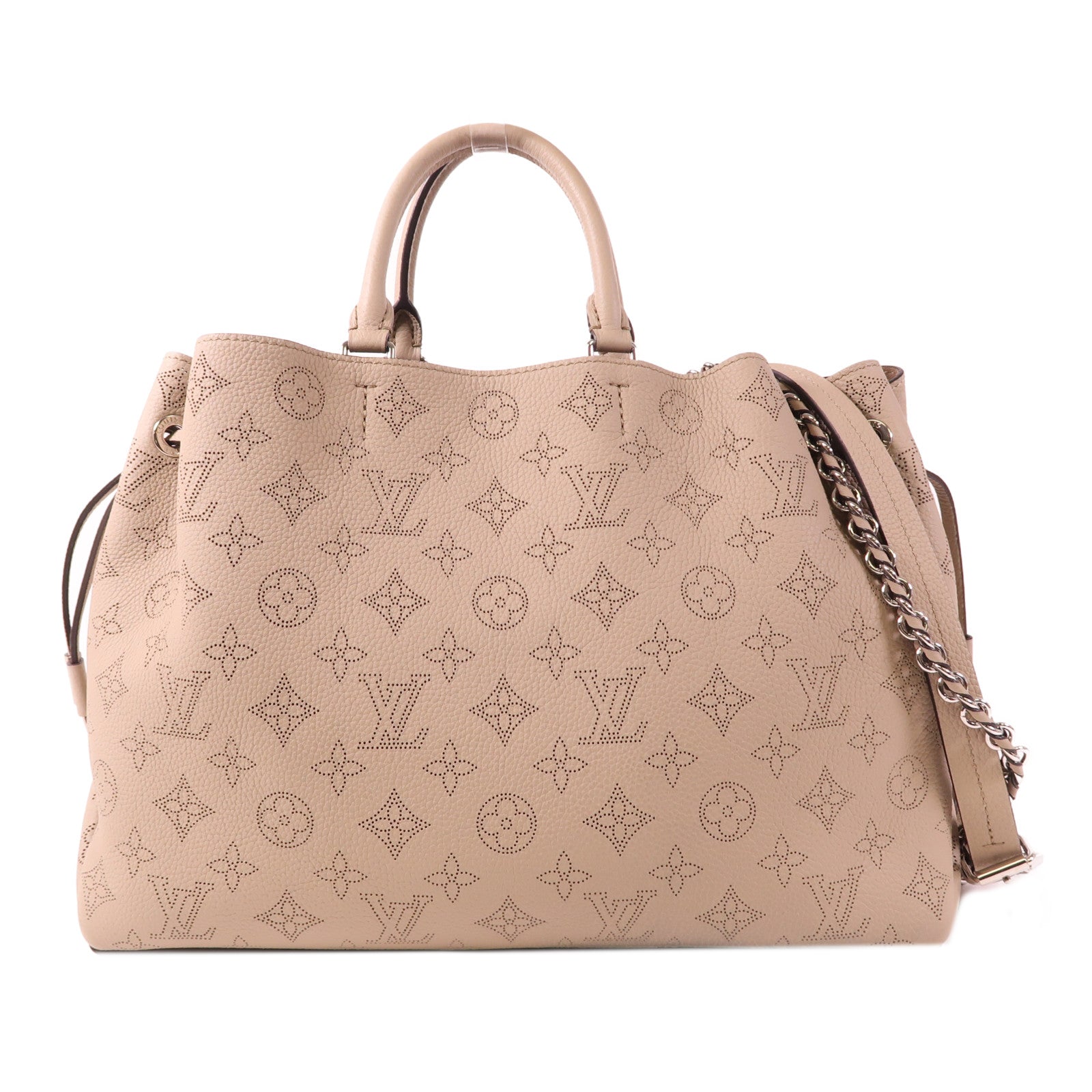 LOUIS VUITTON 【激減優惠】Monogram Mahina Bella Tote銀扣手挽肩背兩用袋