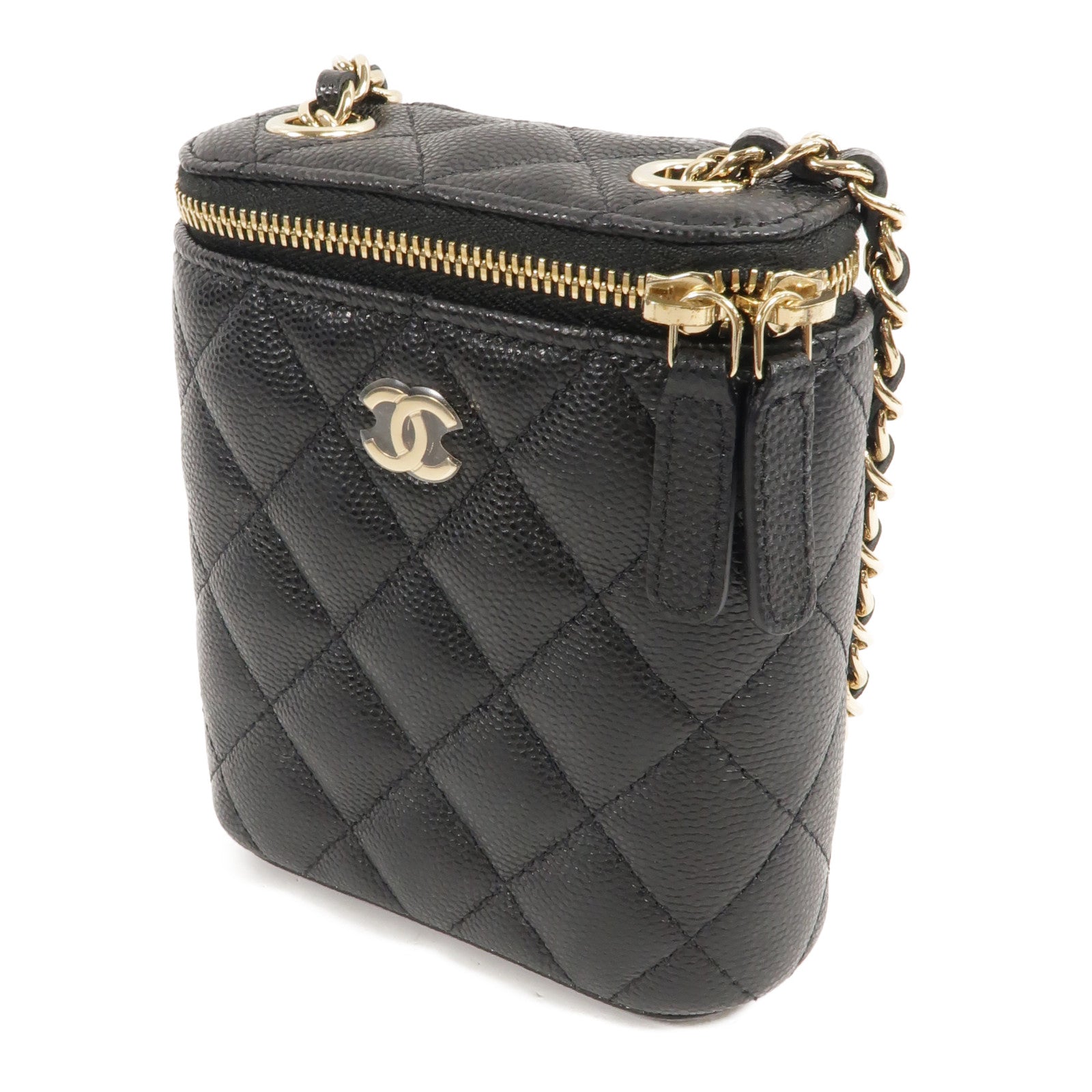 CHANEL 牛皮皮革Vertical Vanity肩背袋