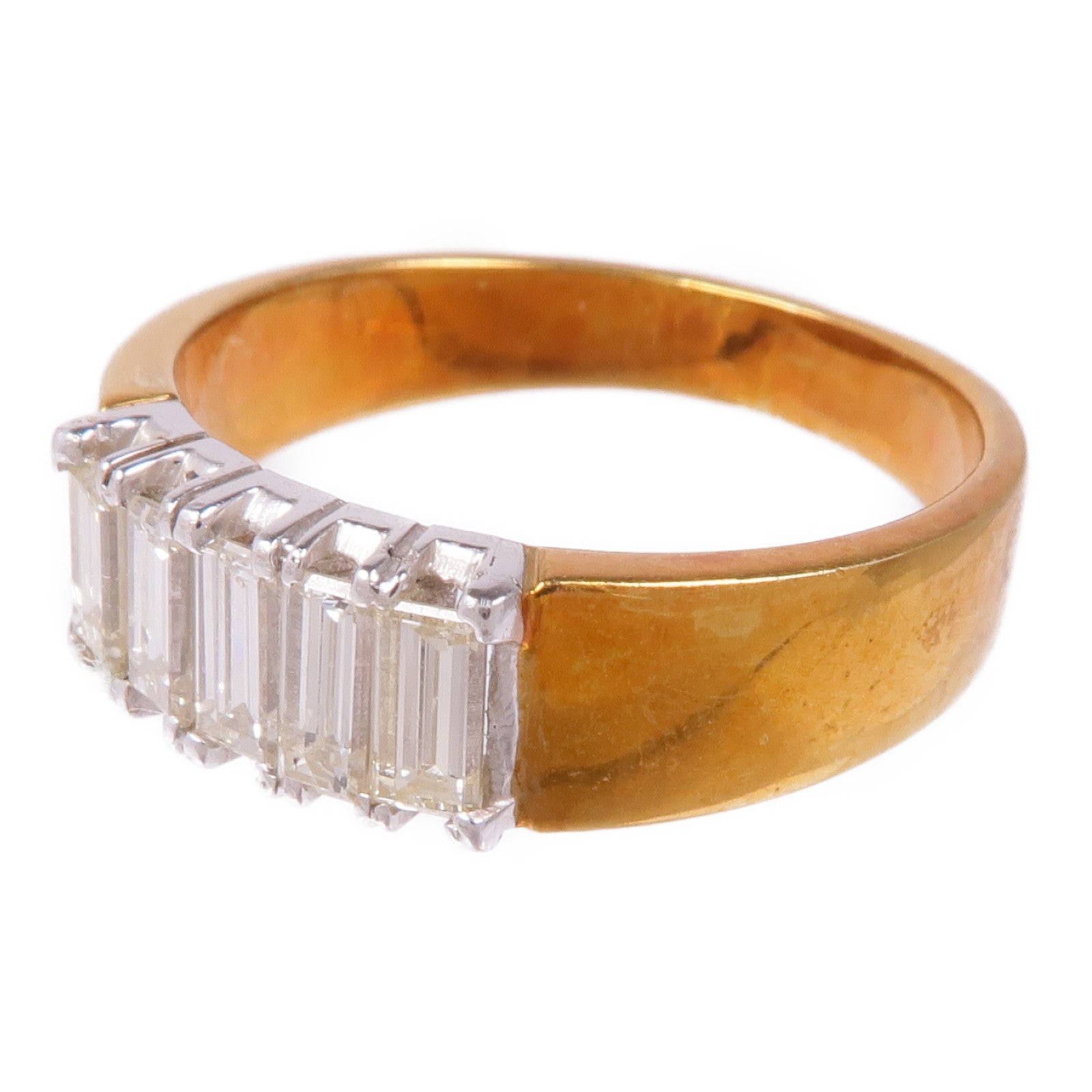 JEWELRY 18K白金/黃金Diamond Ring鑽石戒指US#6