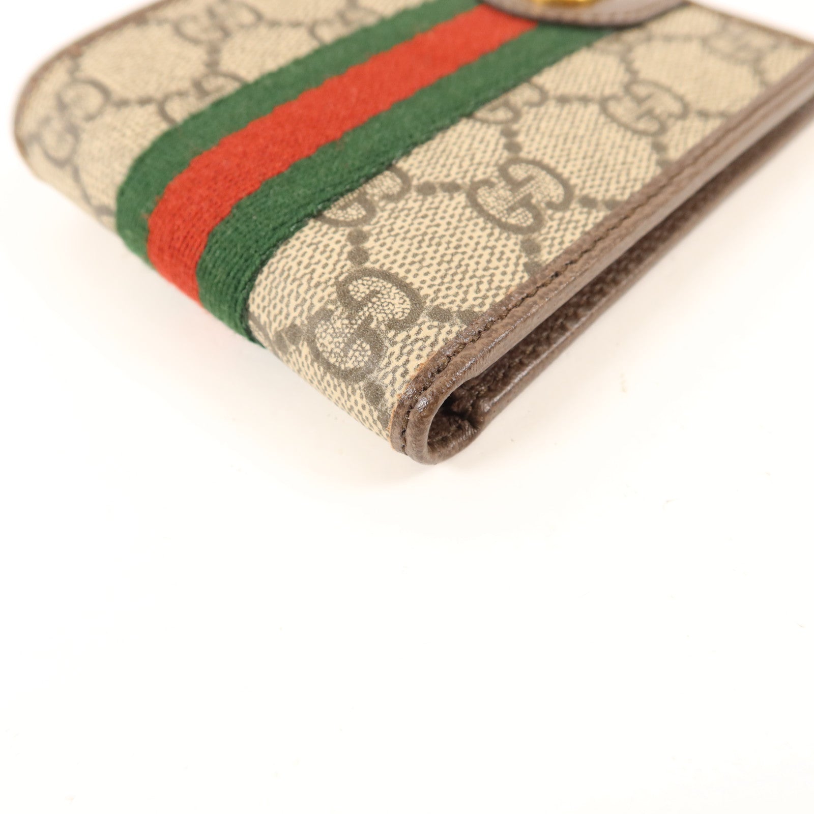 GUCCI 塗層帆布Ophidia Bifold Wallet金扣錢包