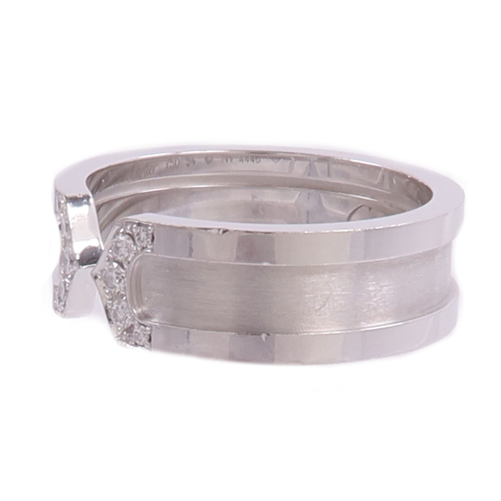 CARTIER 18K白金C2 Ring鑽石戒指
