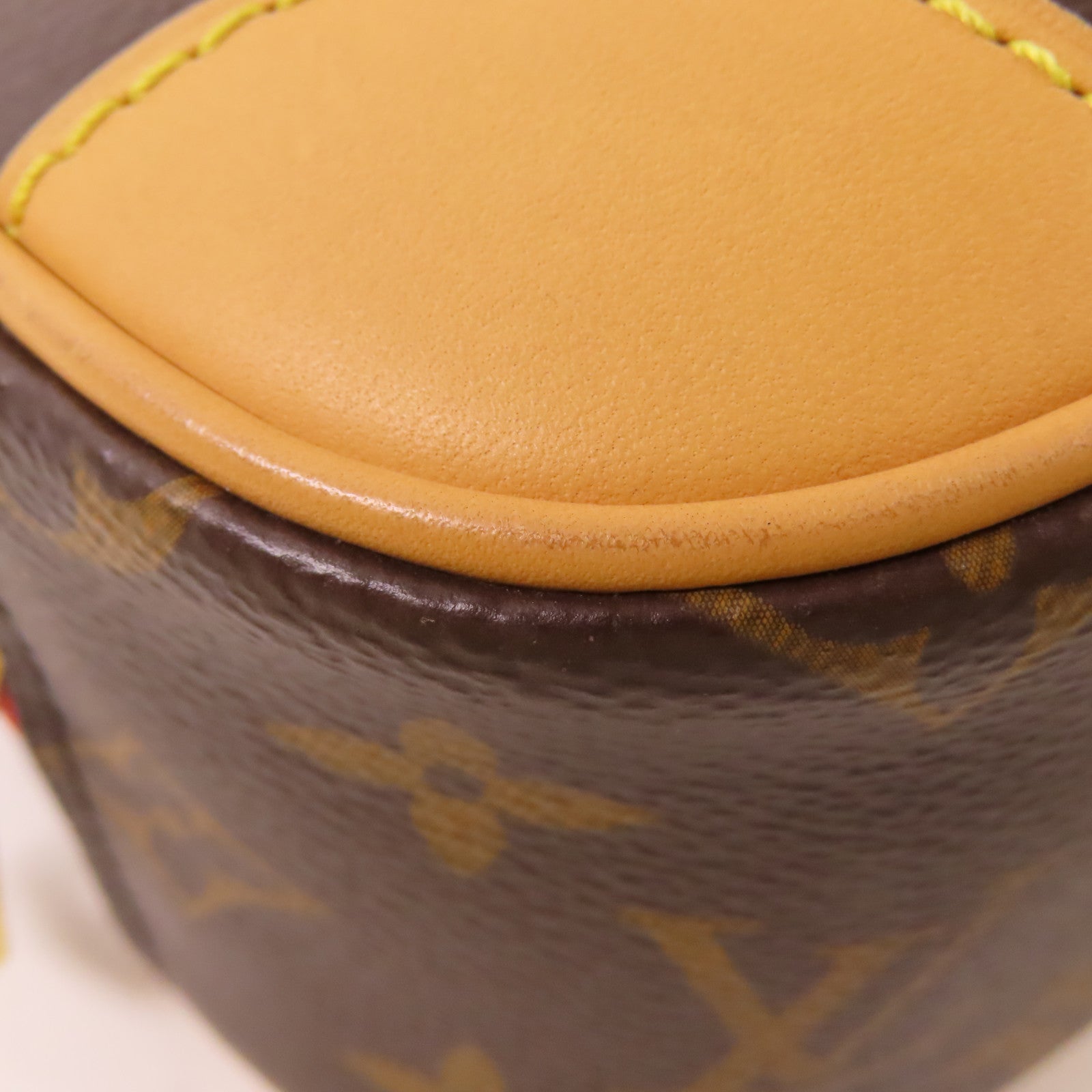 LOUIS VUITTON Monogram Deauville Mini金扣肩背袋棕色