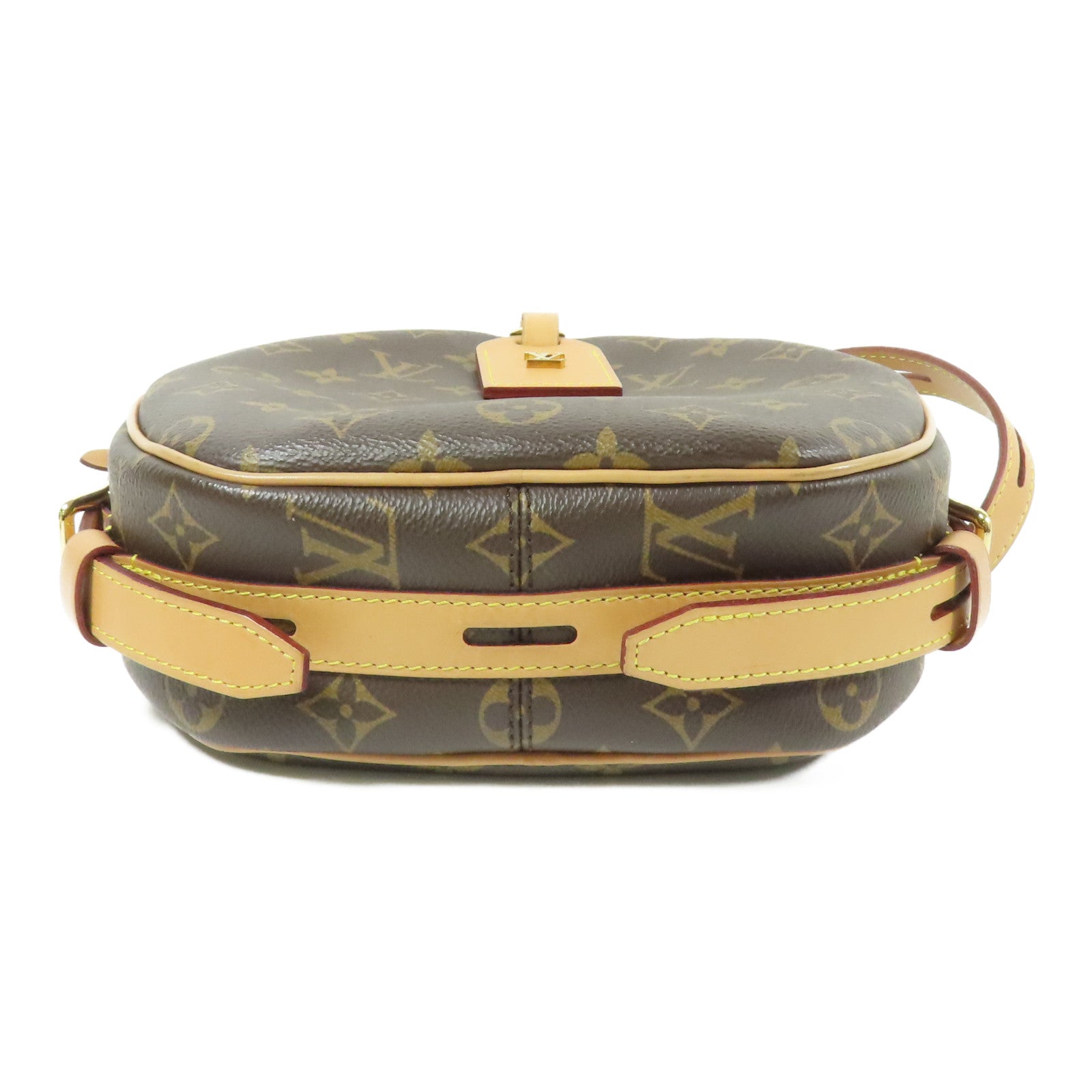 LOUIS VUITTON Monogram Chapeau Souple MM金扣肩背袋棕色