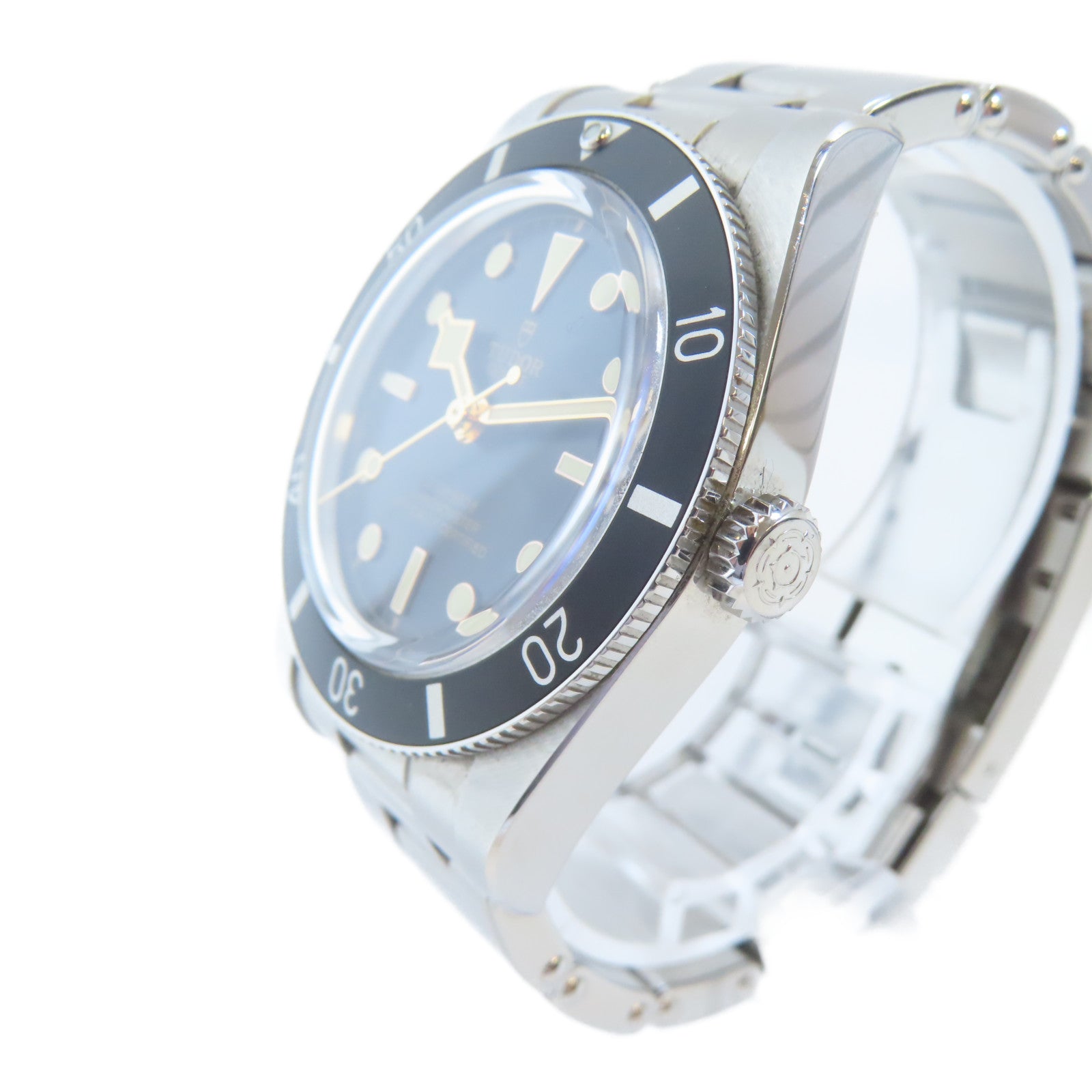 TUDOR Black Bay 54不鏽鋼手錶自動機芯黑色