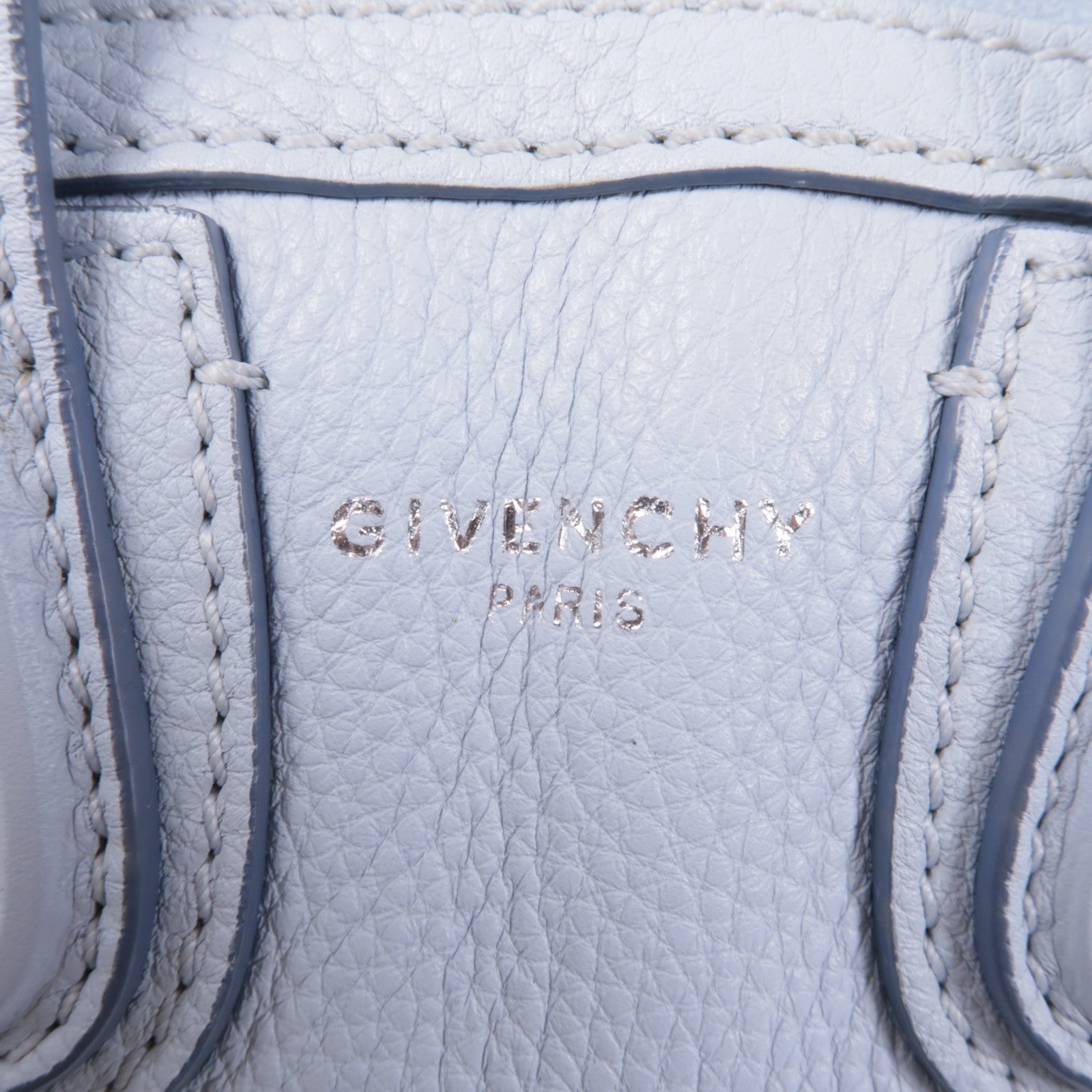 GIVENCHY 牛皮皮革2Way Shoulder Bag銀扣手挽肩背兩用袋