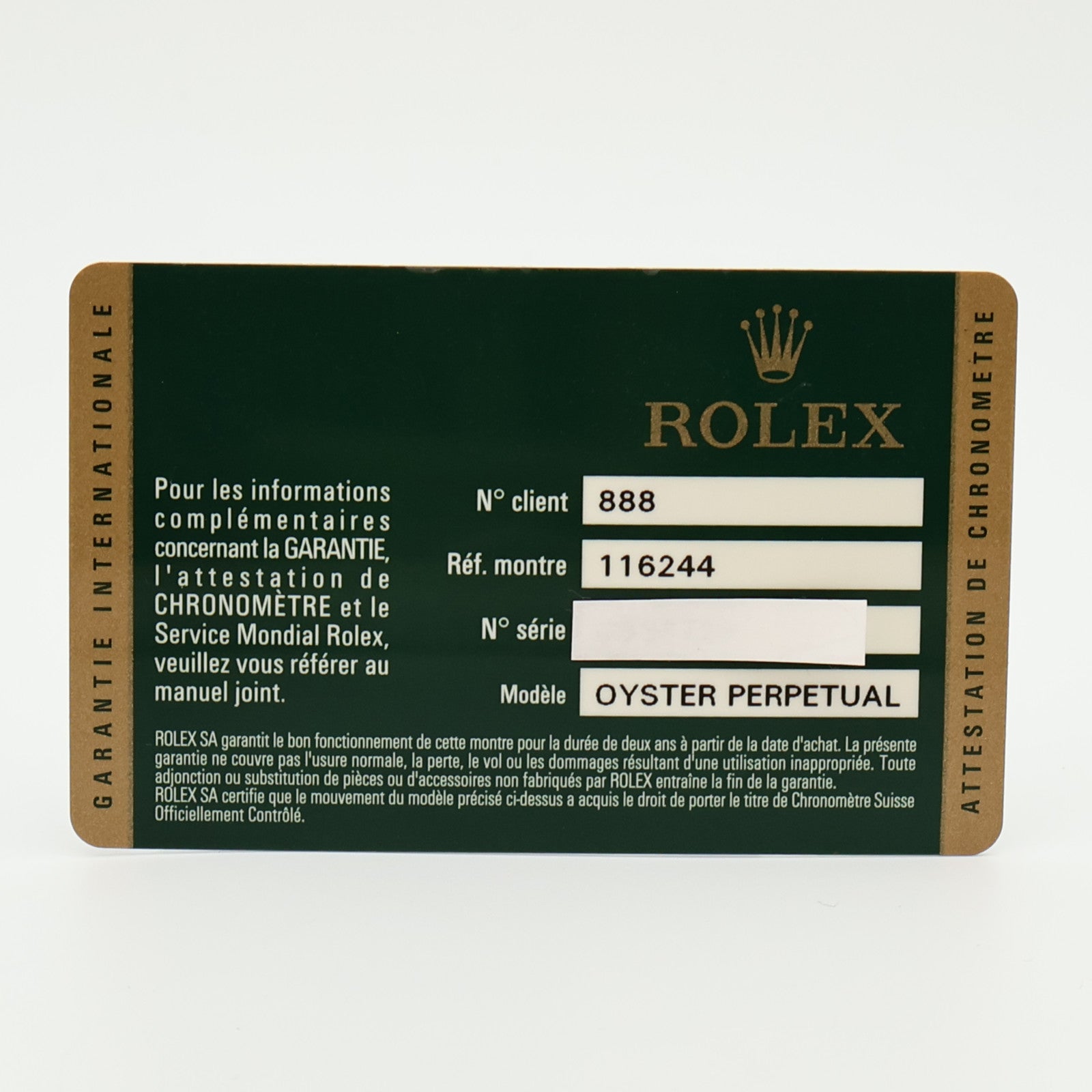 ROLEX Datejust 116244G
