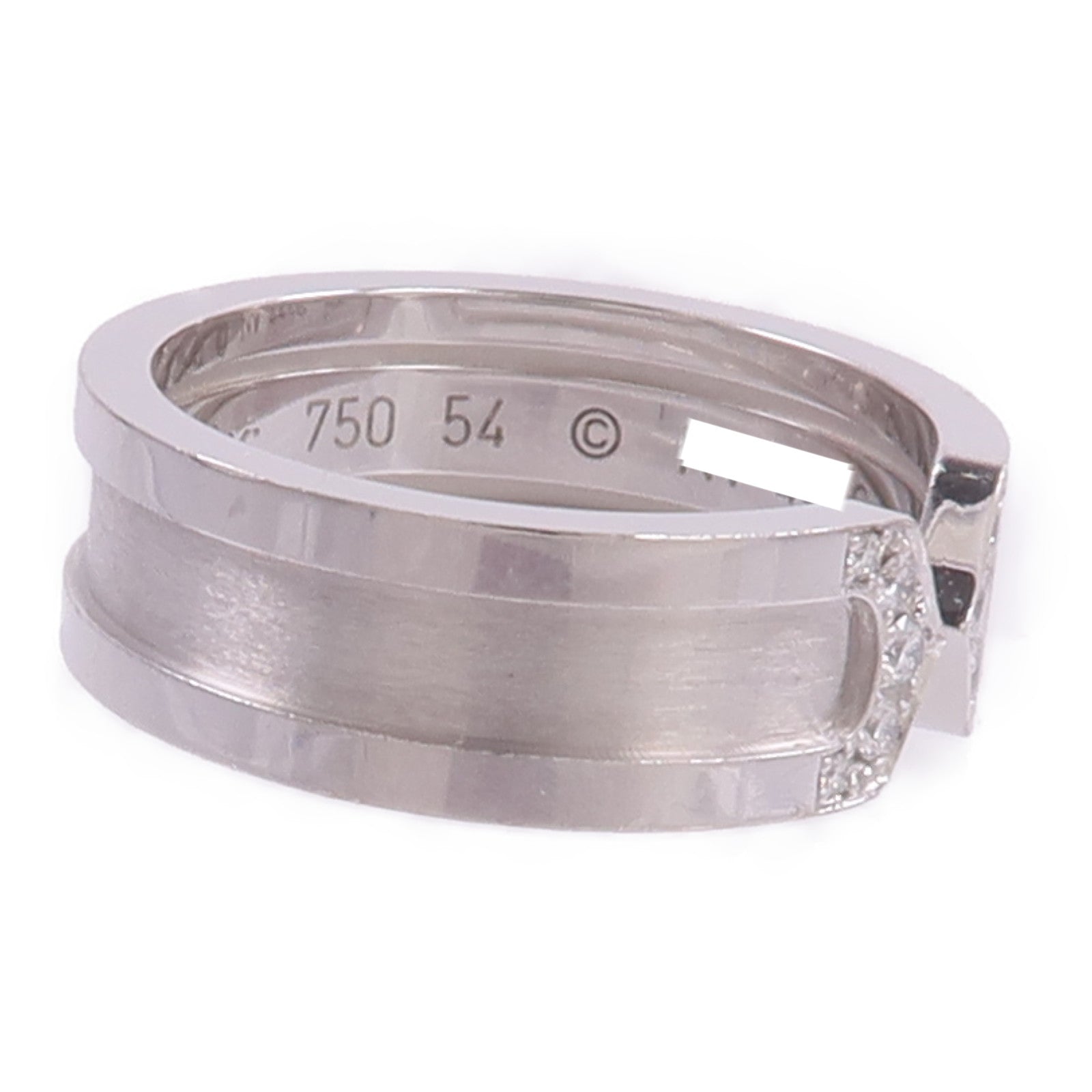 CARTIER 18K白金C2 Ring鑽石戒指