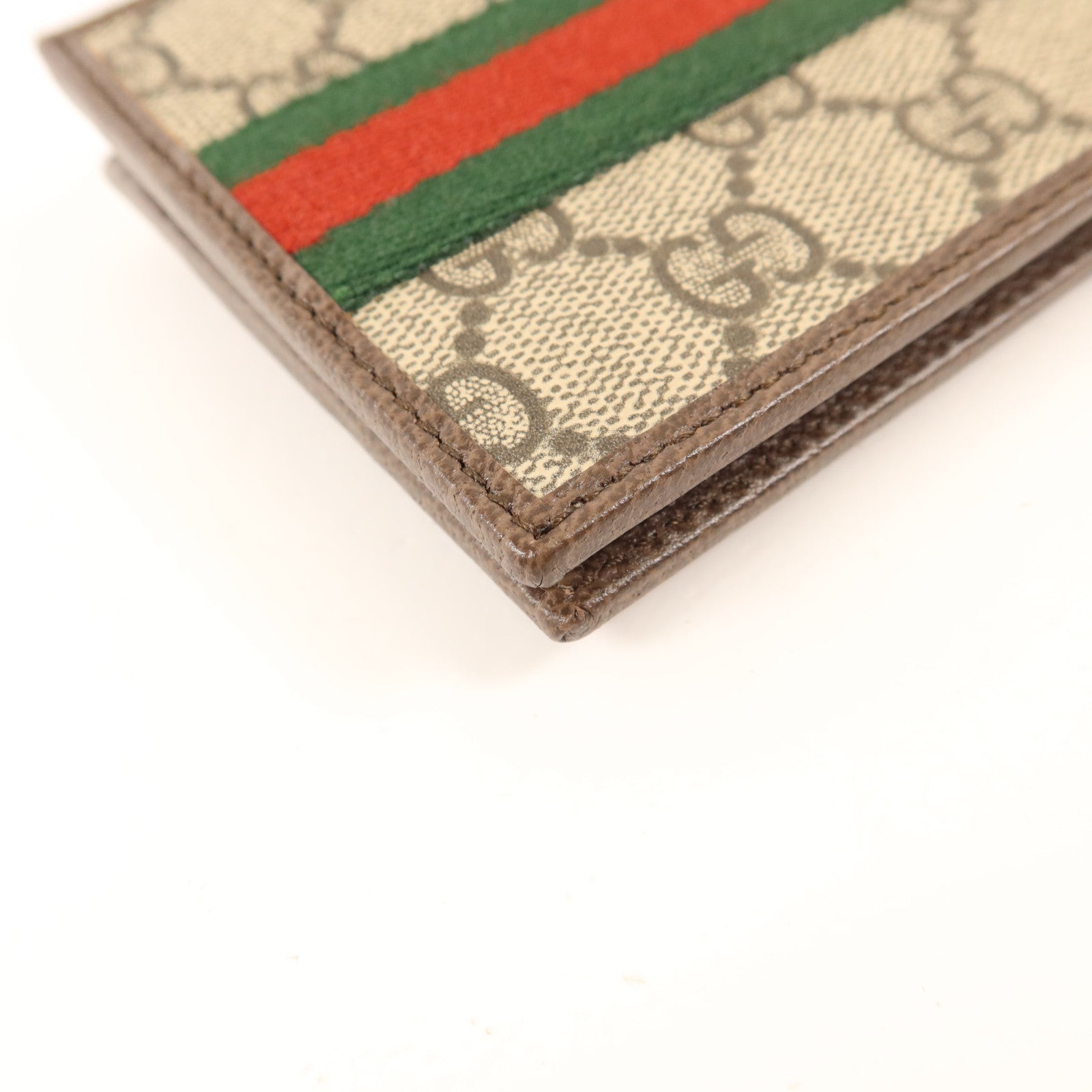 GUCCI 塗層帆布Ophidia Bifold Wallet金扣錢包