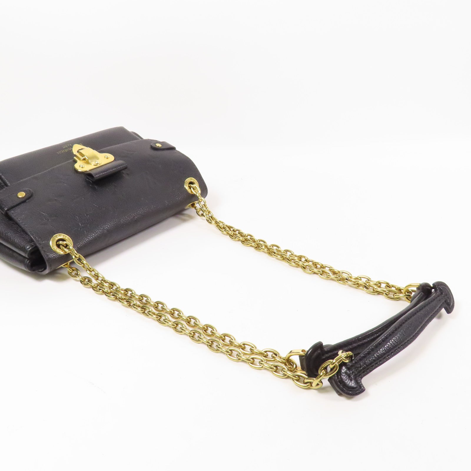 LOUIS VUITTON Monogram Empreinte Vavin BB金扣肩背袋