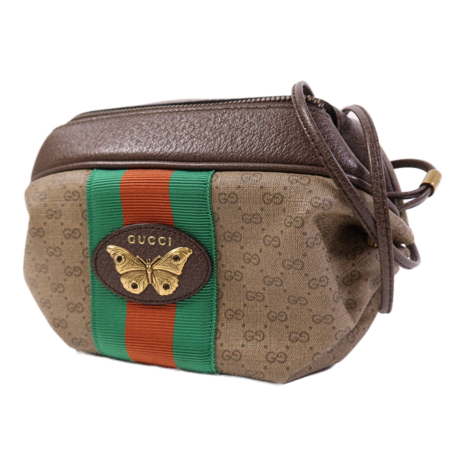 GUCCI 【激減優惠】塗層帆布New Candy金扣肩背袋