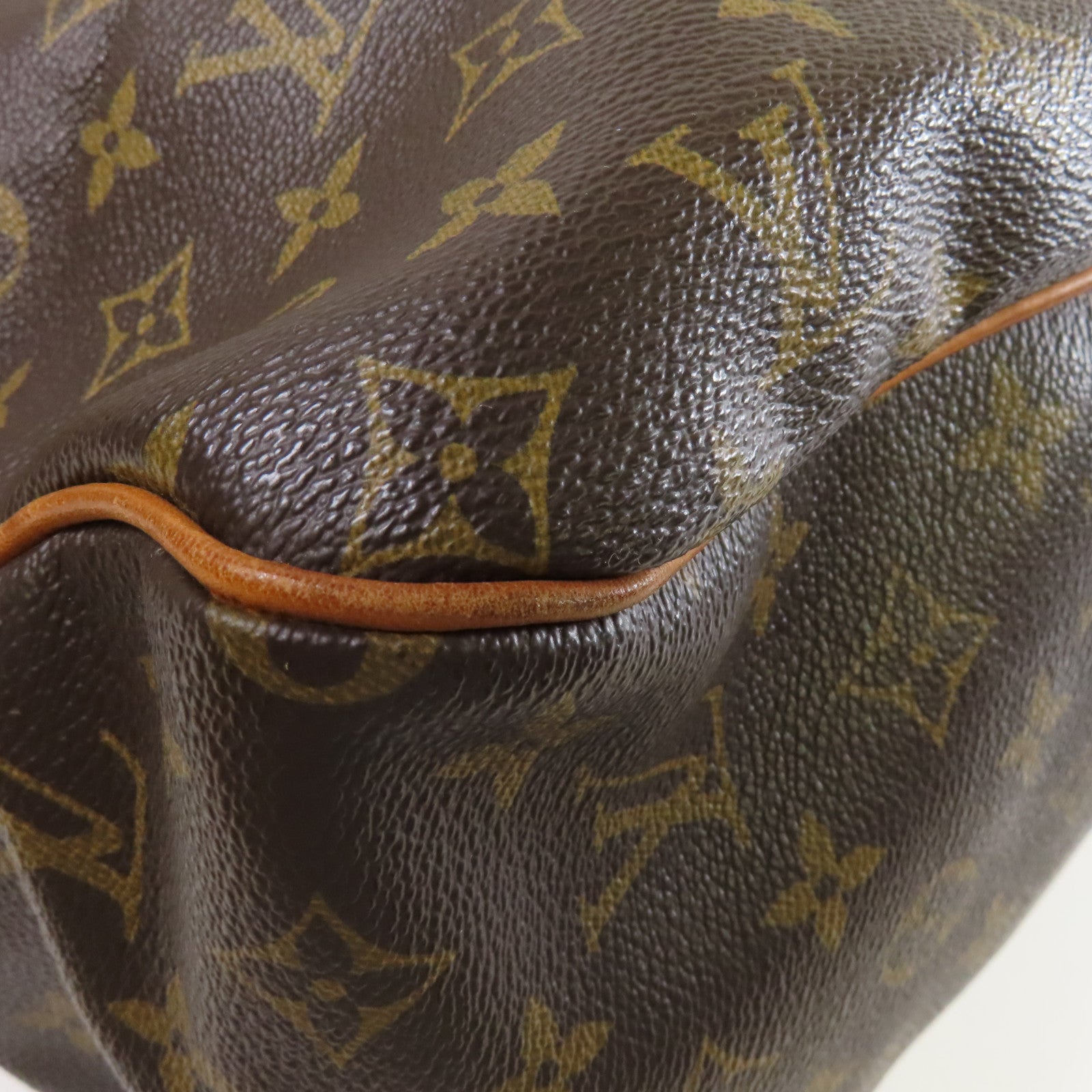 LOUIS VUITTON Monogram Delightful GM Tote Shoulder Bag金扣肩背袋啡色