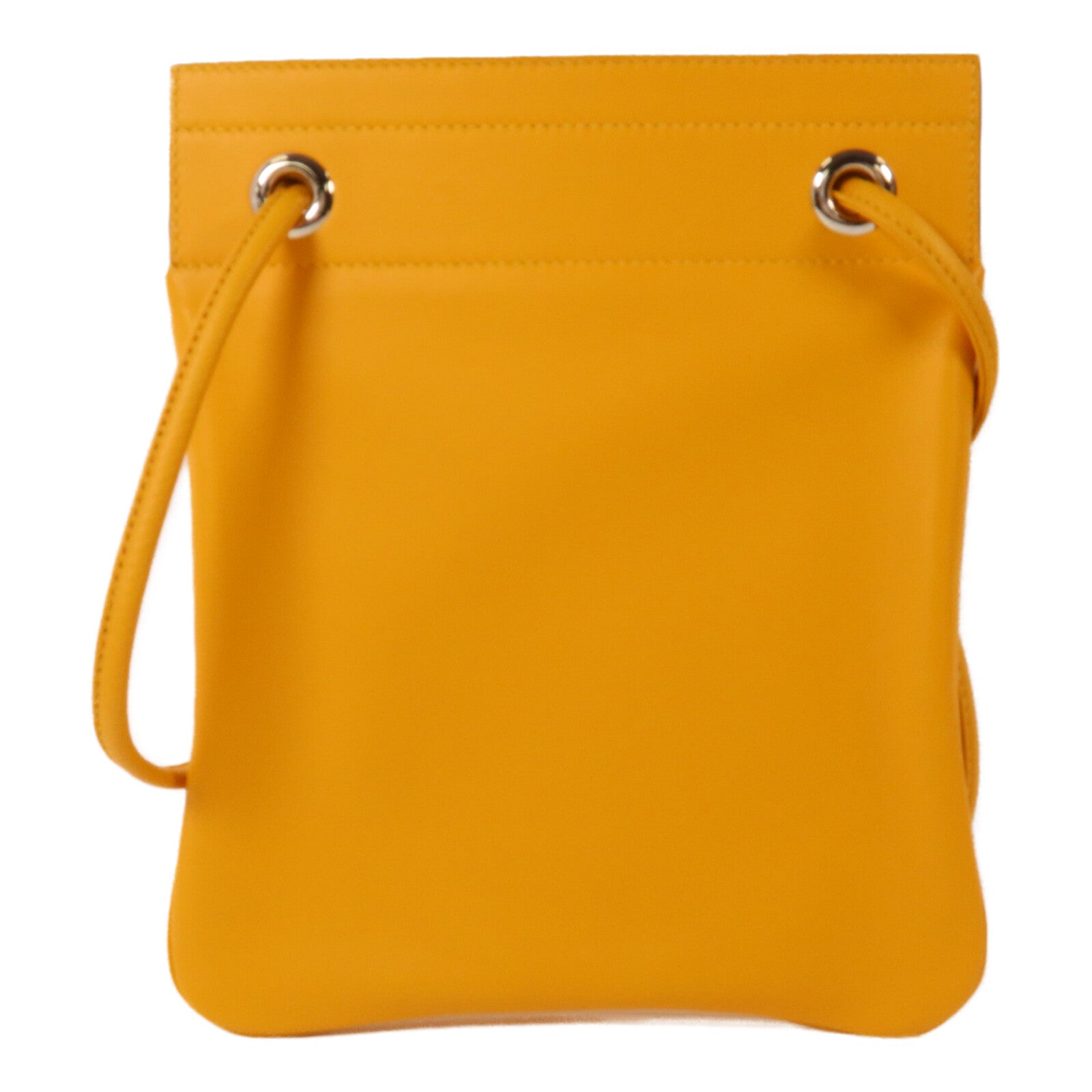 HERMES Swift皮革Aline Mini肩背袋Jaune d'Or