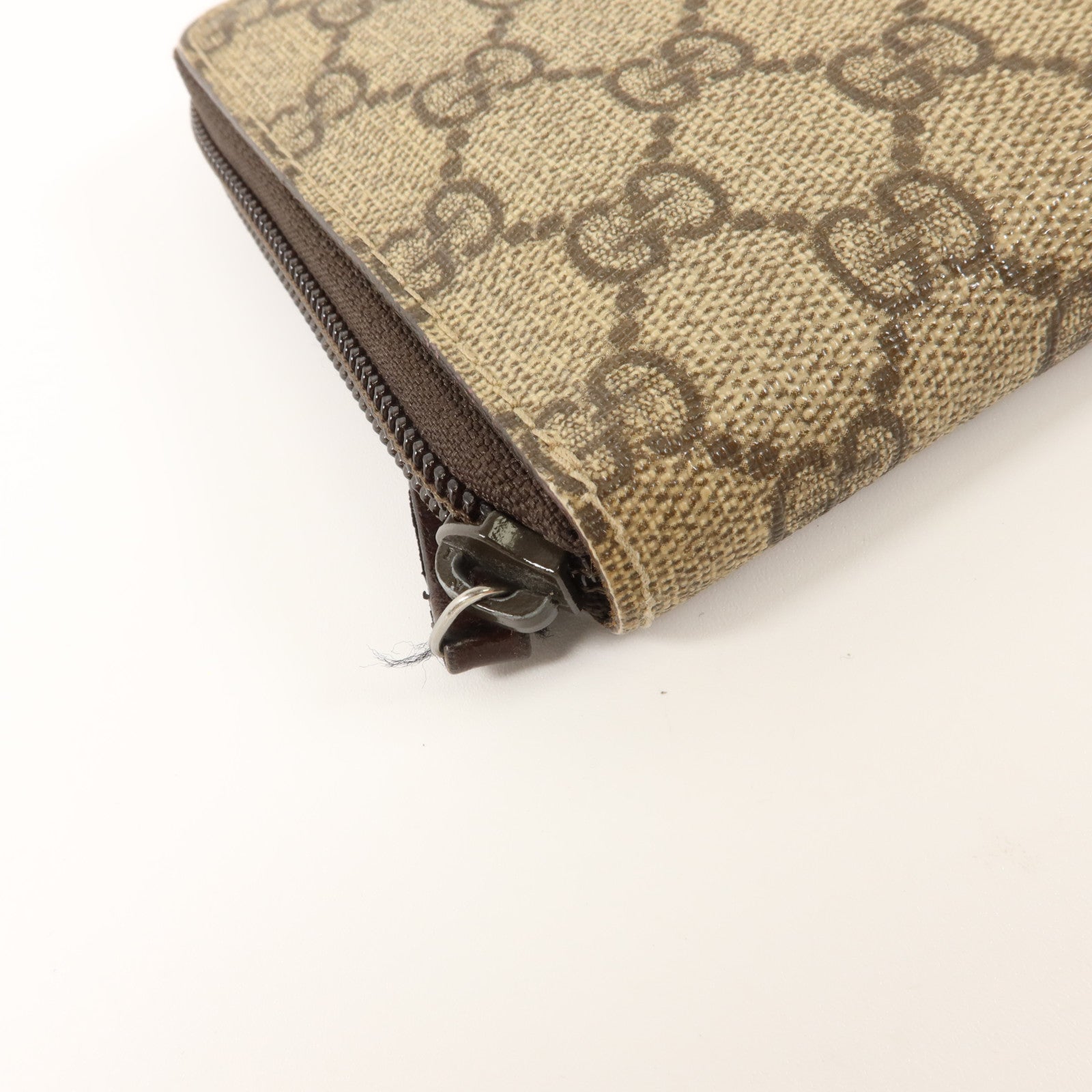 GUCCI 塗層帆布Long Zip Pouch小袋