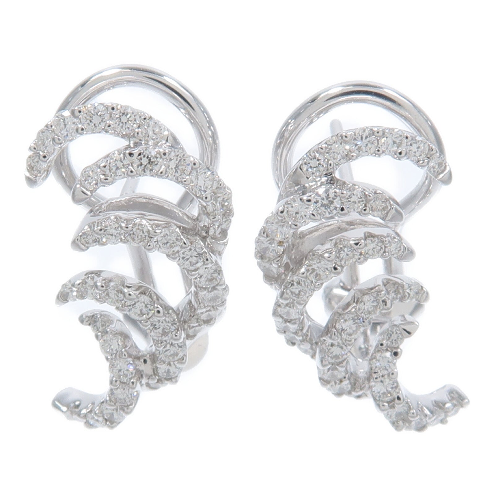 JEWELRY 18K白金Diamond Earrings鑽石耳環