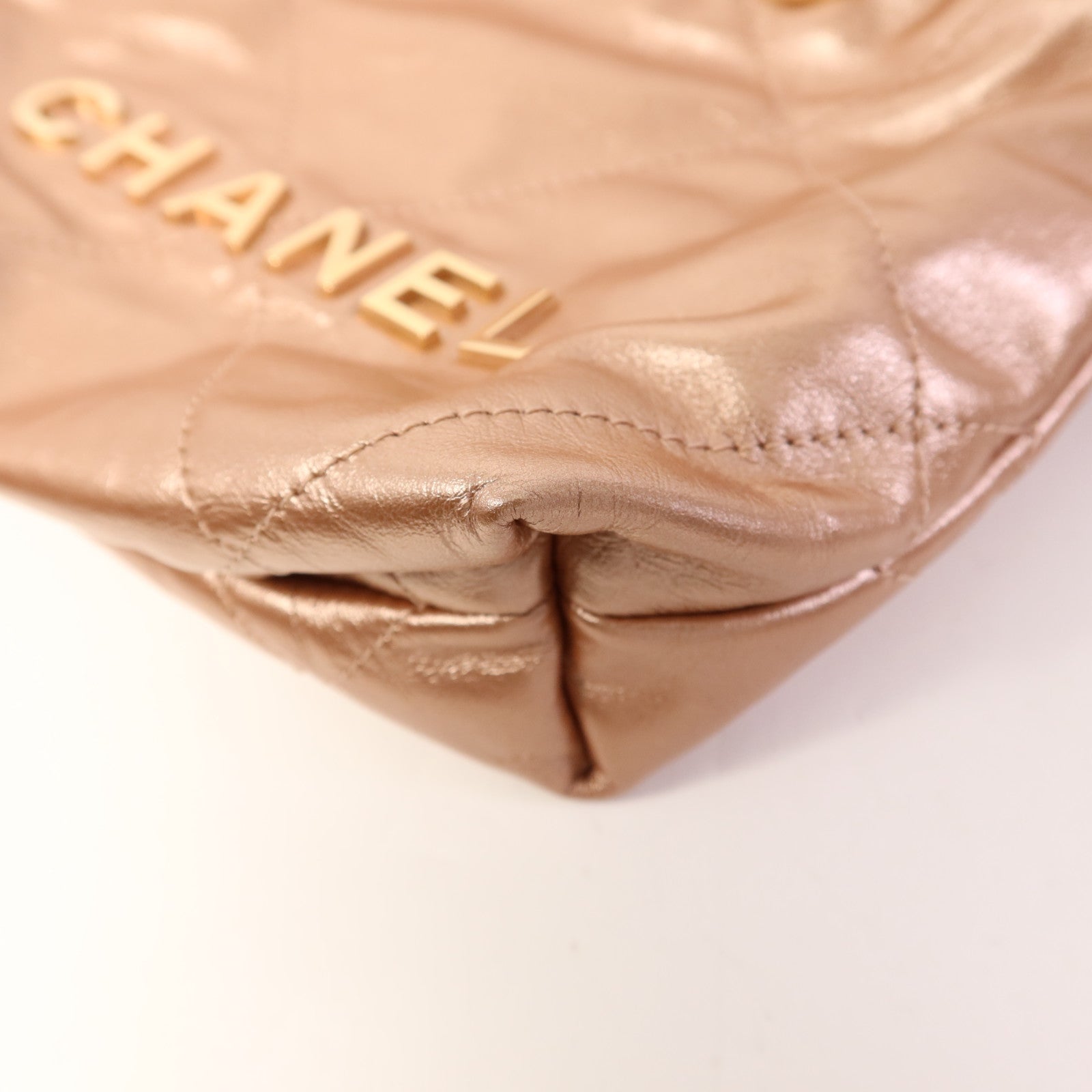 CHANEL 牛皮皮革Chanel 22 Mini手挽肩背兩用袋